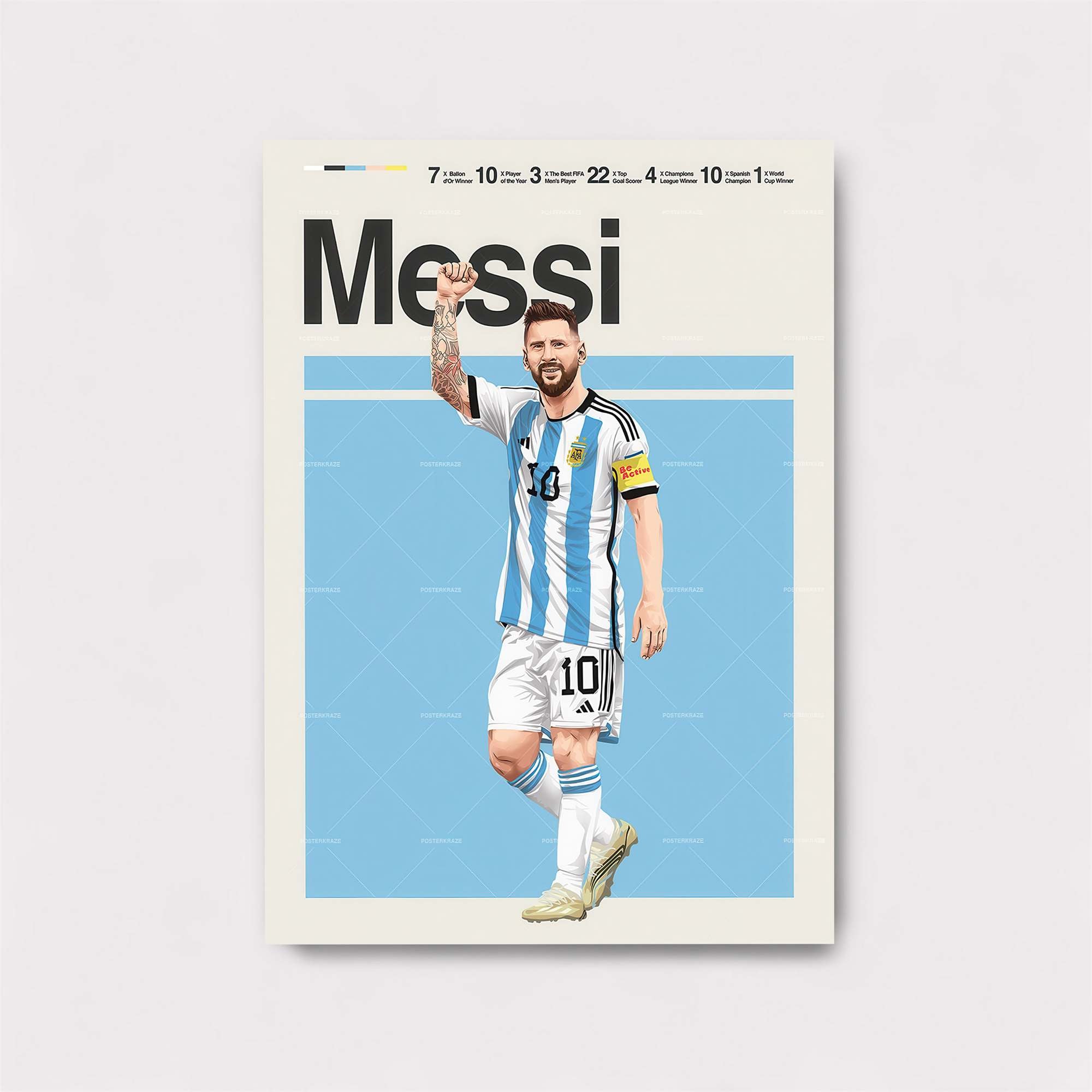 Messi Triumphant Safe Wall Magnetic / M