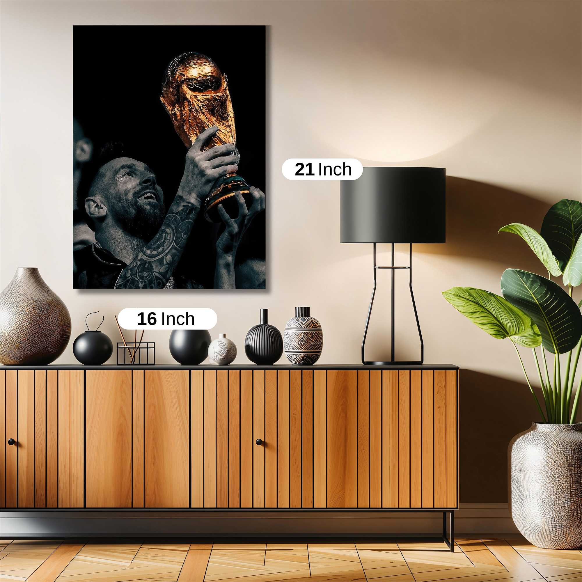 Messi Triumphant Safe Wall Magnetic / M