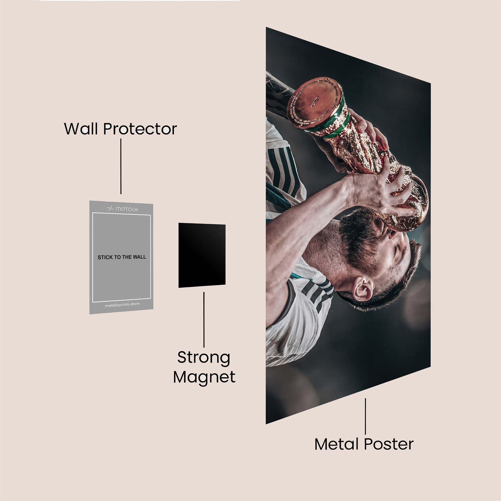 Messi Ecstasy Safe Wall Magnetic / M