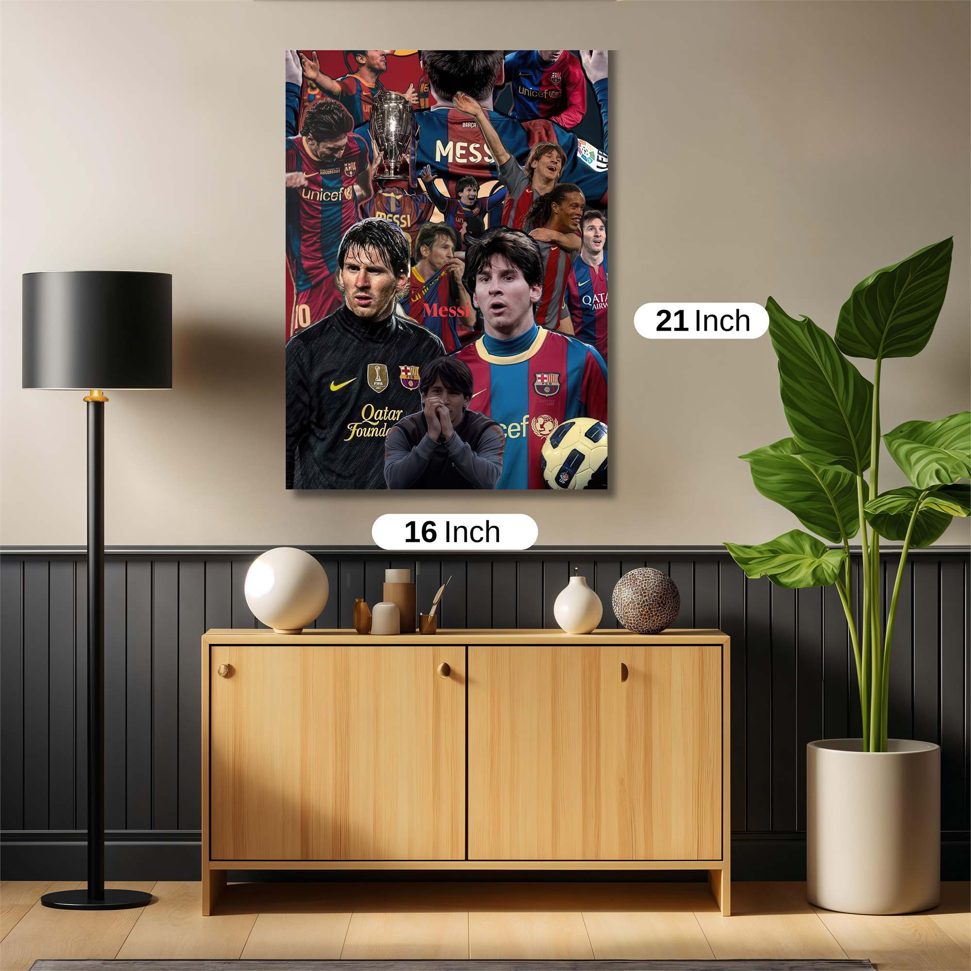 Messi Triumphant Safe Wall Magnetic / M