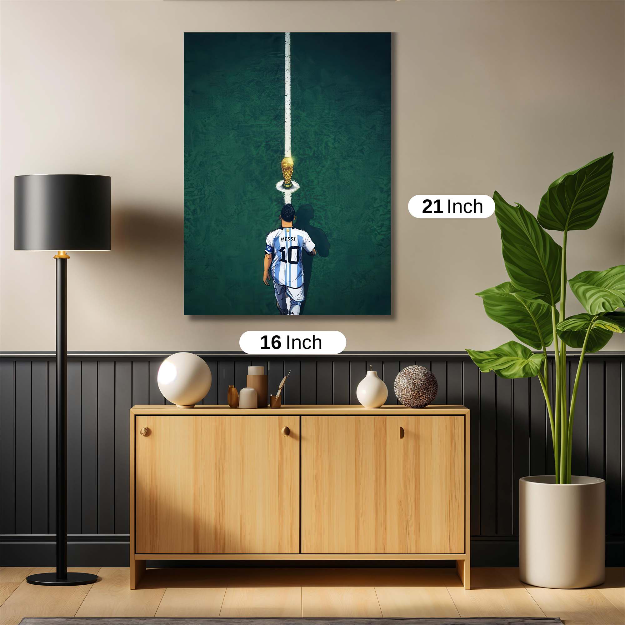 Messi Triumphant Safe Wall Magnetic / M
