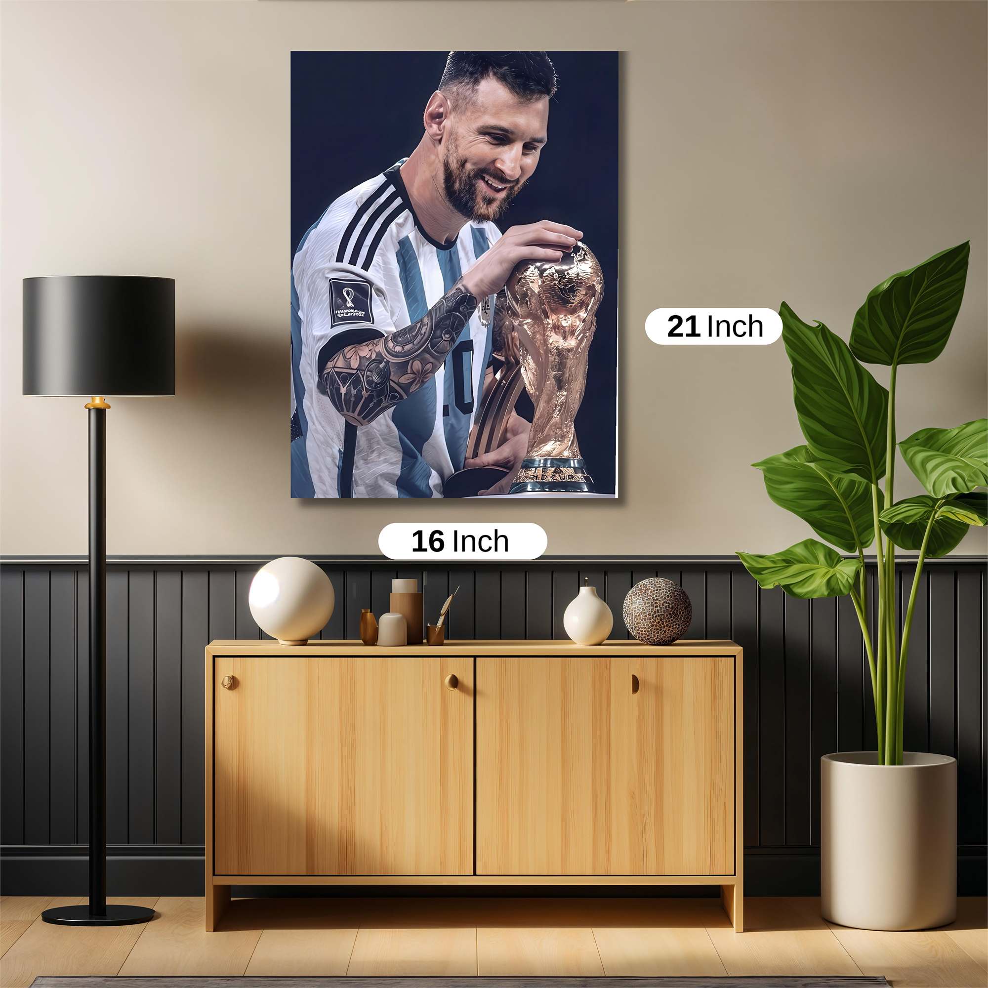 Messi Triumphant Safe Wall Magnetic / M