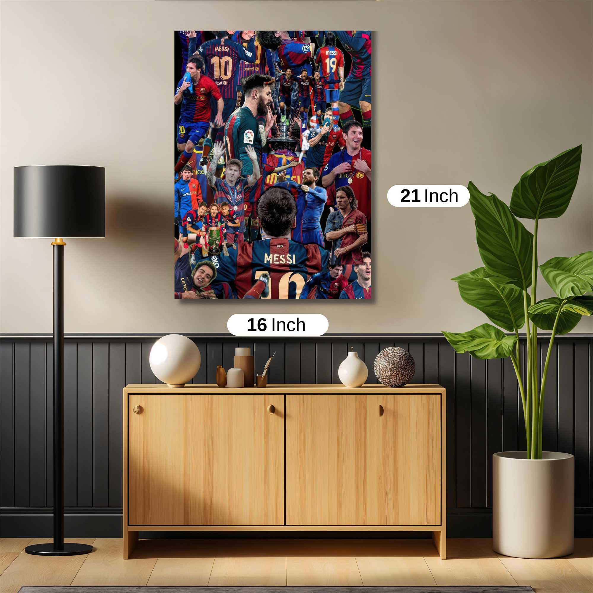 Messi Triumphant Safe Wall Magnetic / M