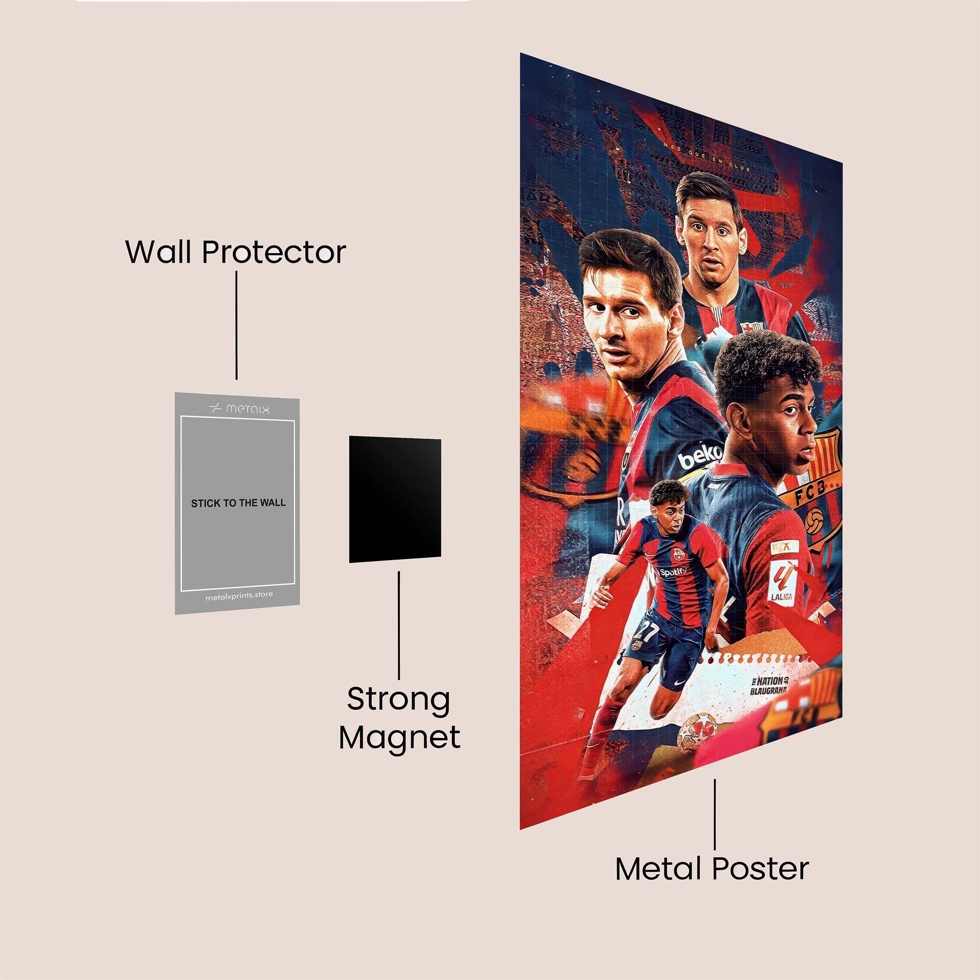Messi Legacy Safe Wall Magnetic / M