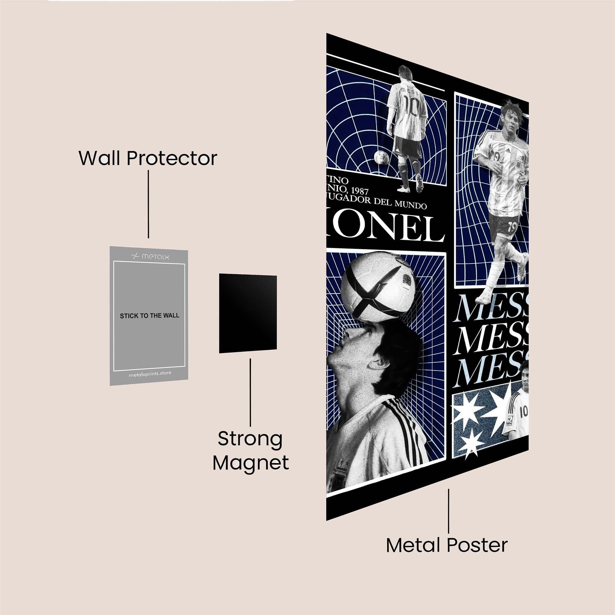 Messi Magic Safe Wall Magnetic / M