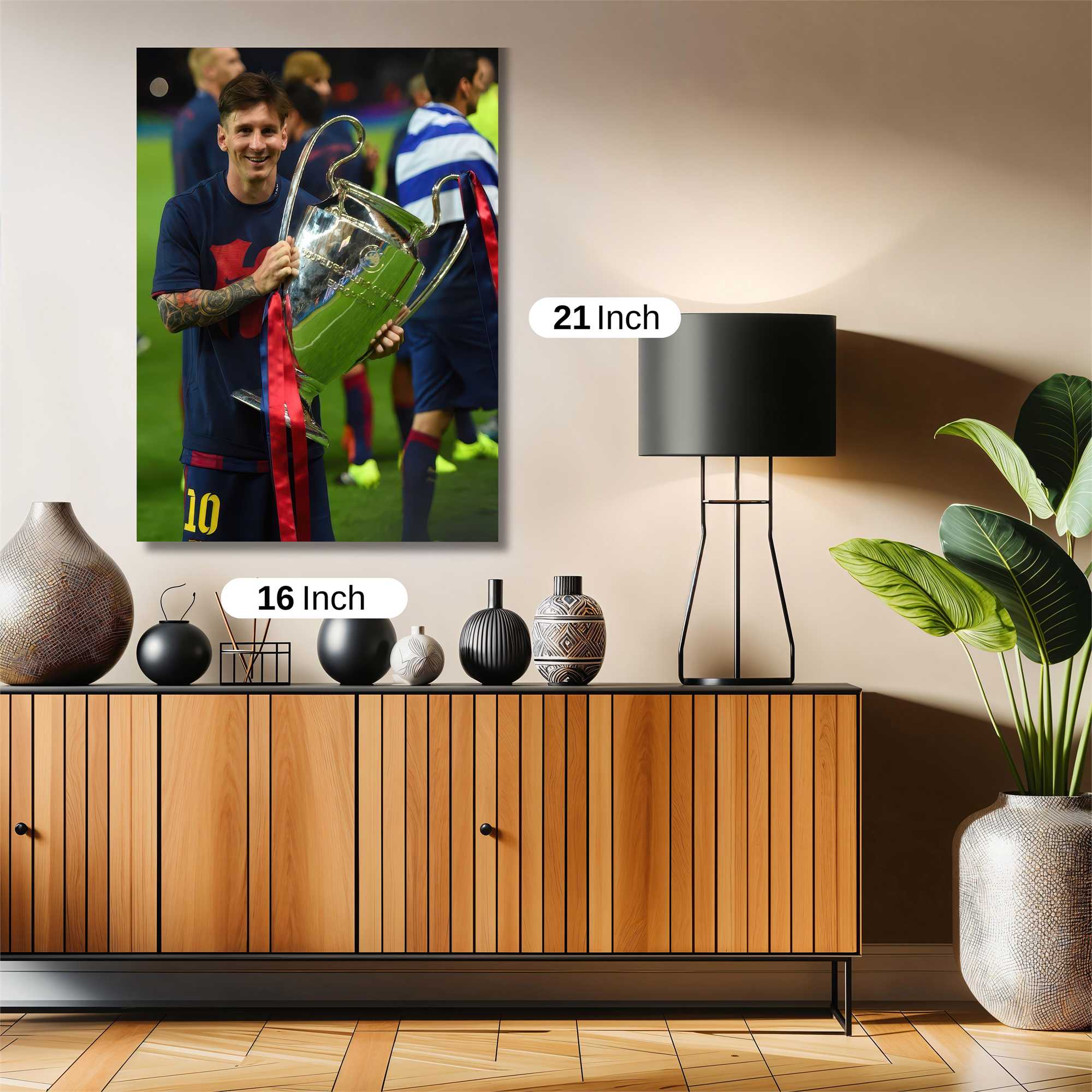 Messi Triumphant Safe Wall Magnetic / M