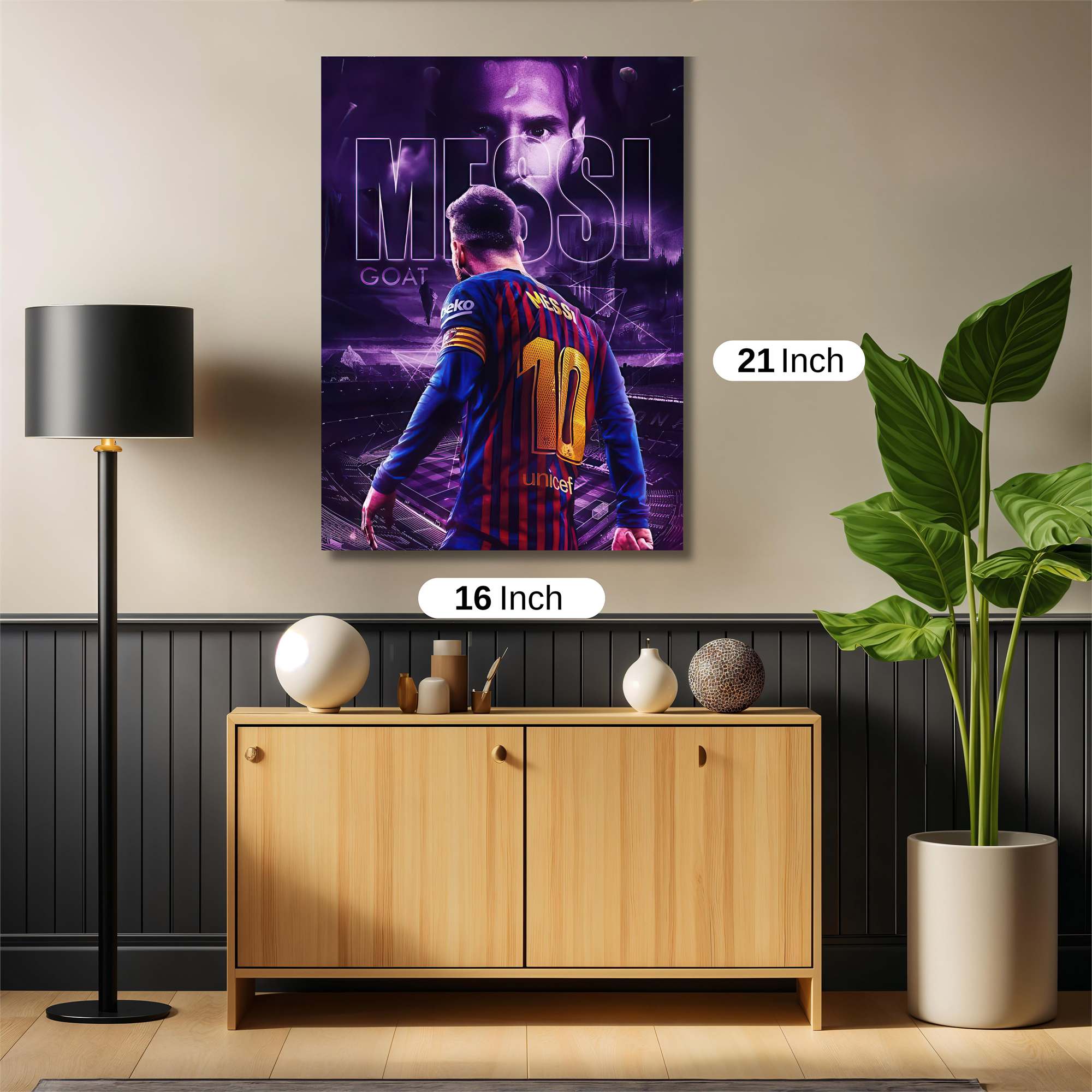 Messi Majestic Safe Wall Magnetic / M
