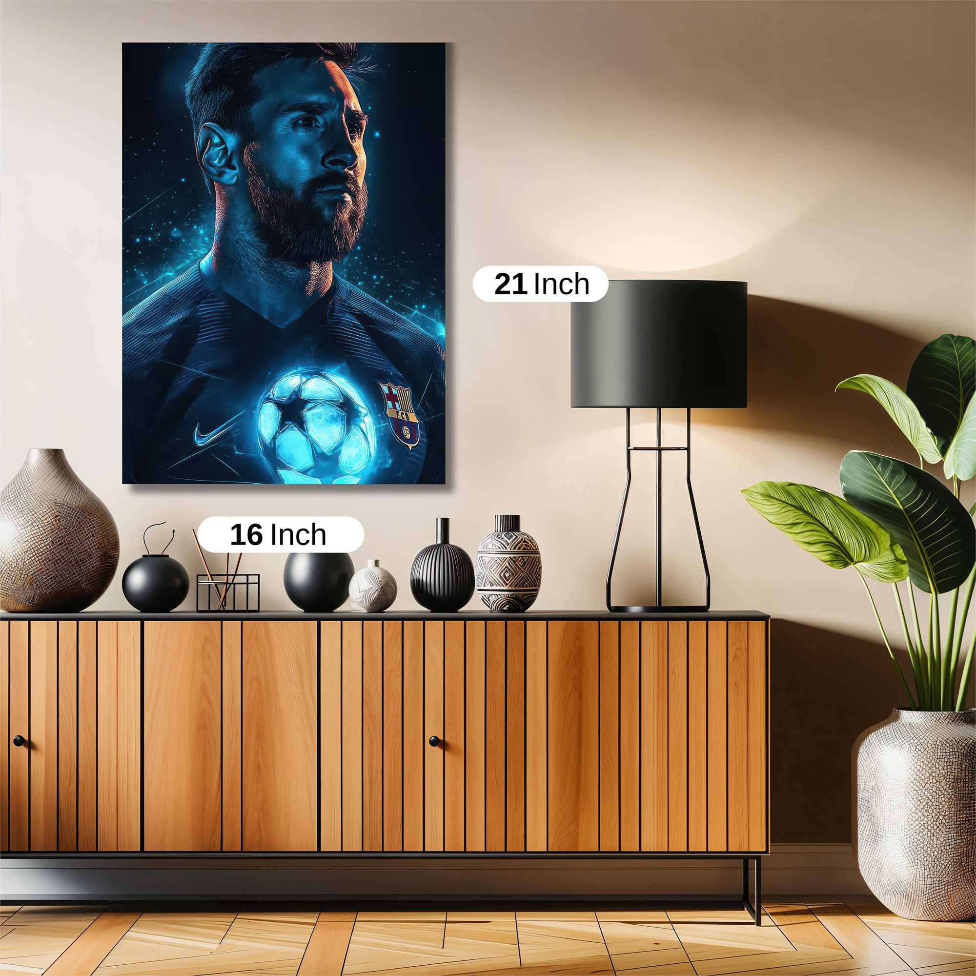 Messi Radiant Safe Wall Magnetic / M