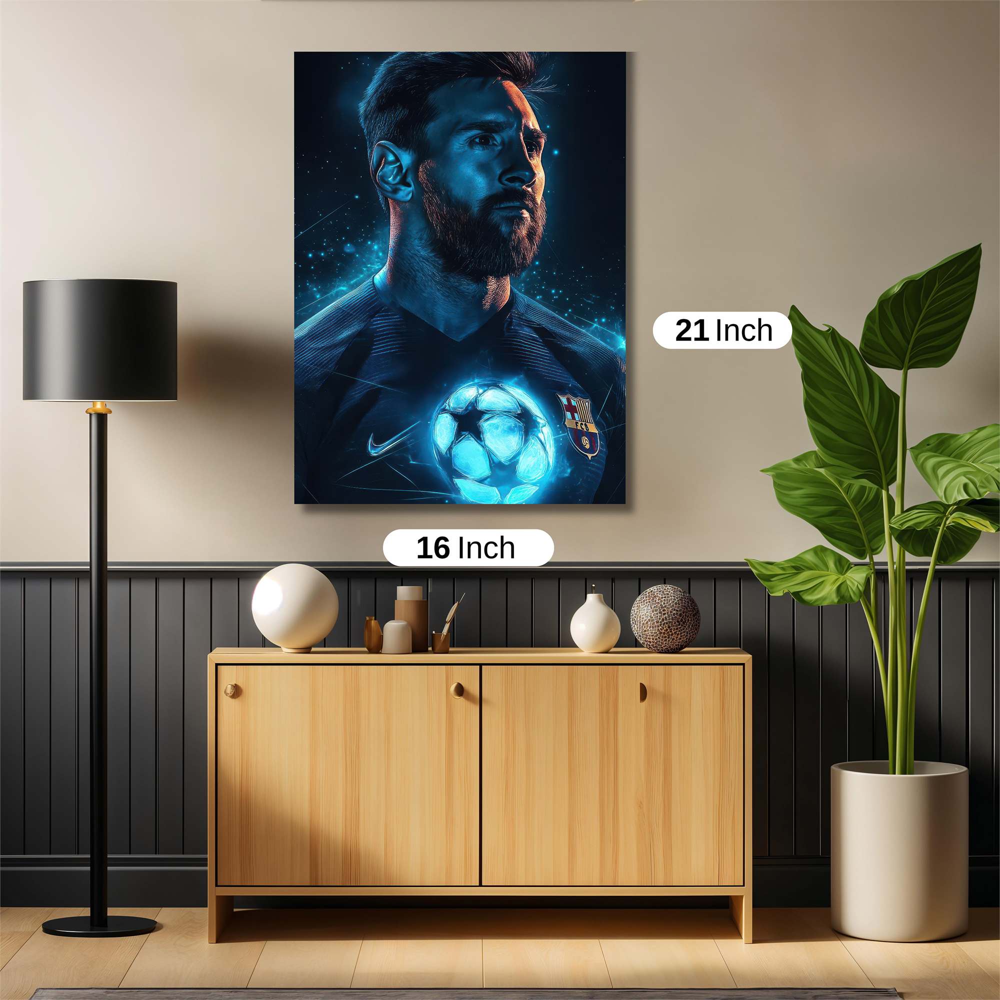 Messi Radiant Safe Wall Magnetic / M