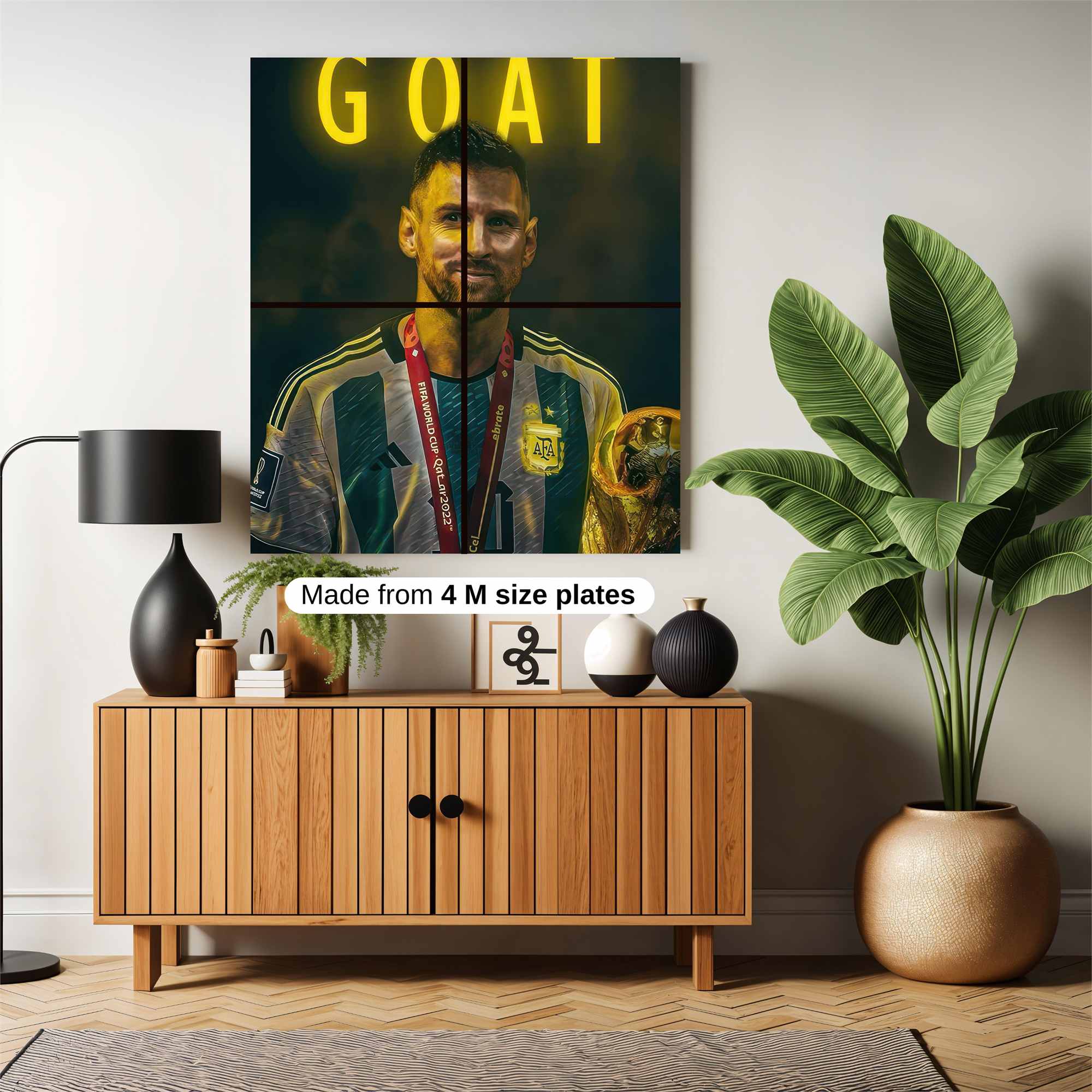 Messi Triumphant Safe Wall Magnetic / M