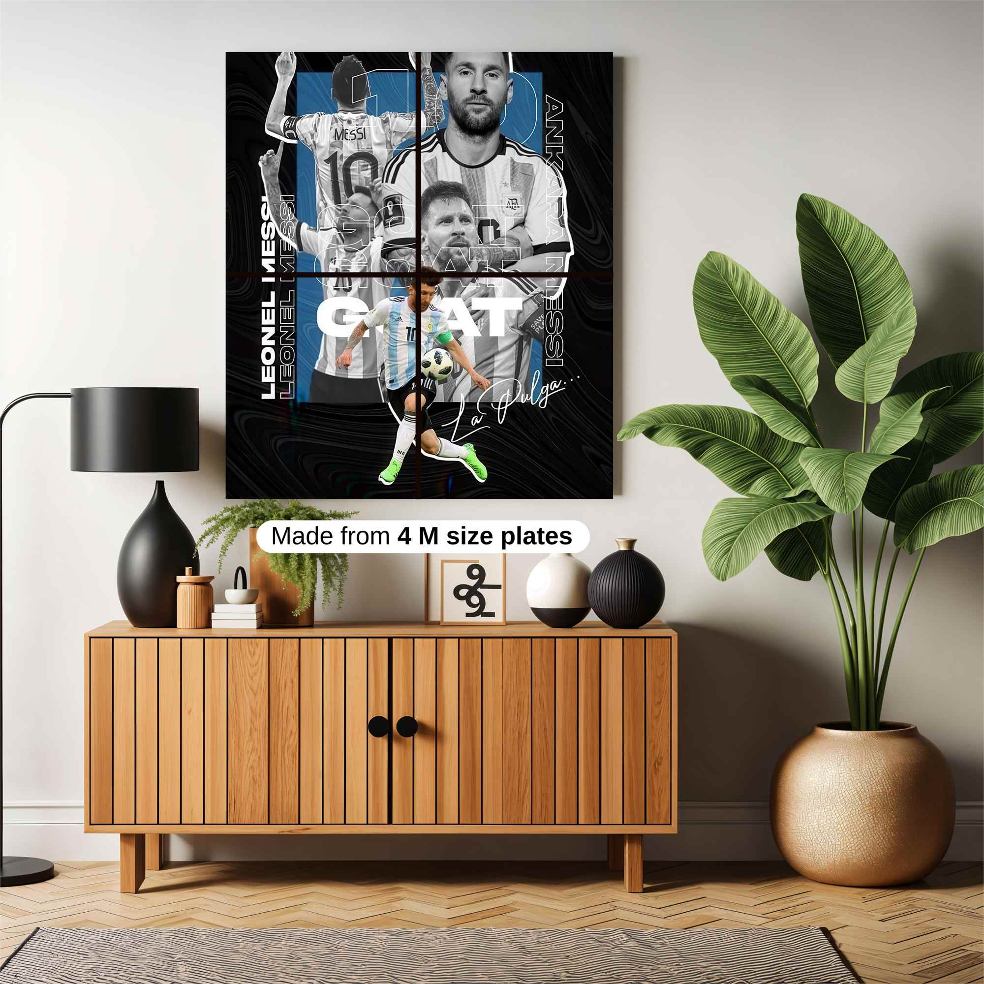 Messi Triumphant Safe Wall Magnetic / M
