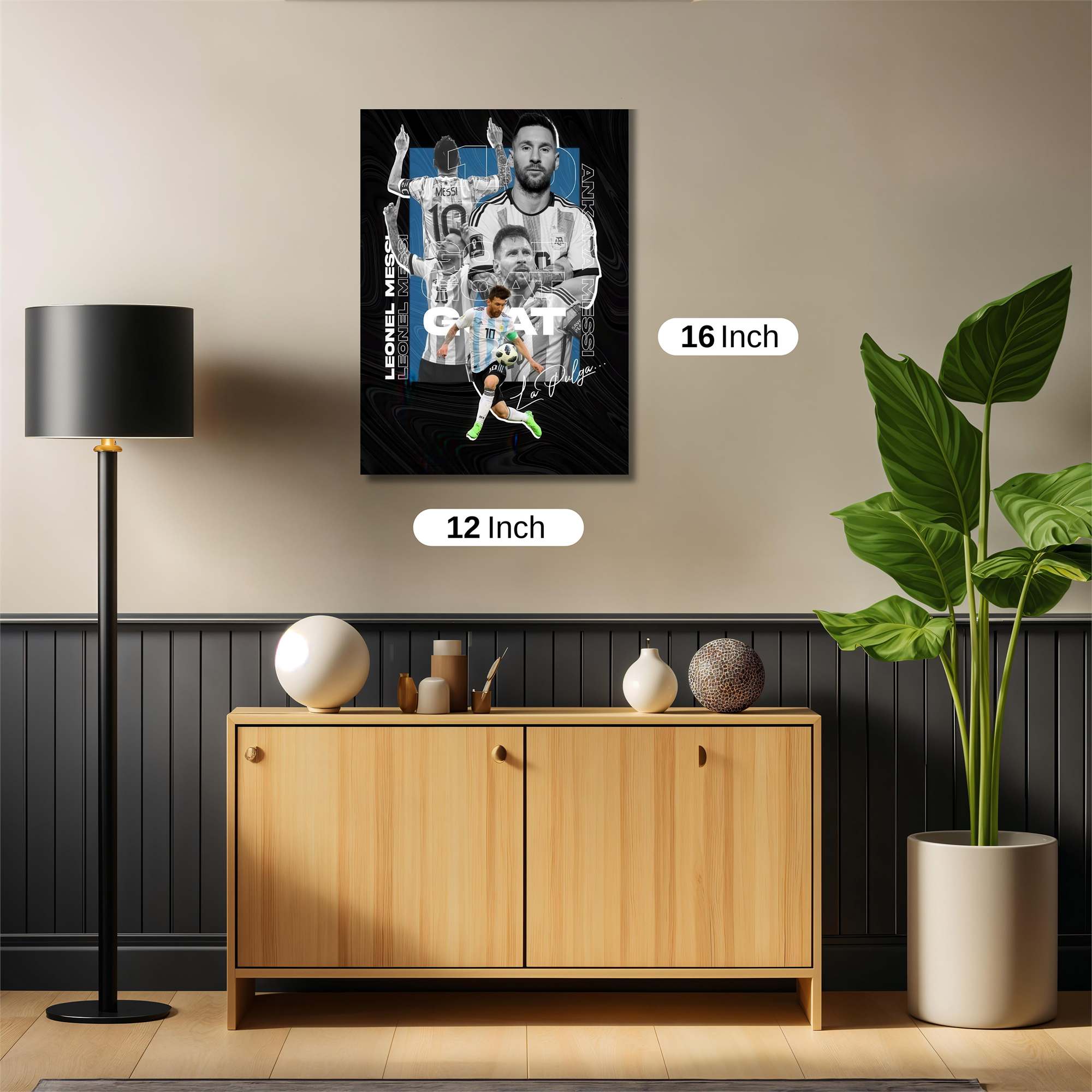 Messi Triumphant Safe Wall Magnetic / M