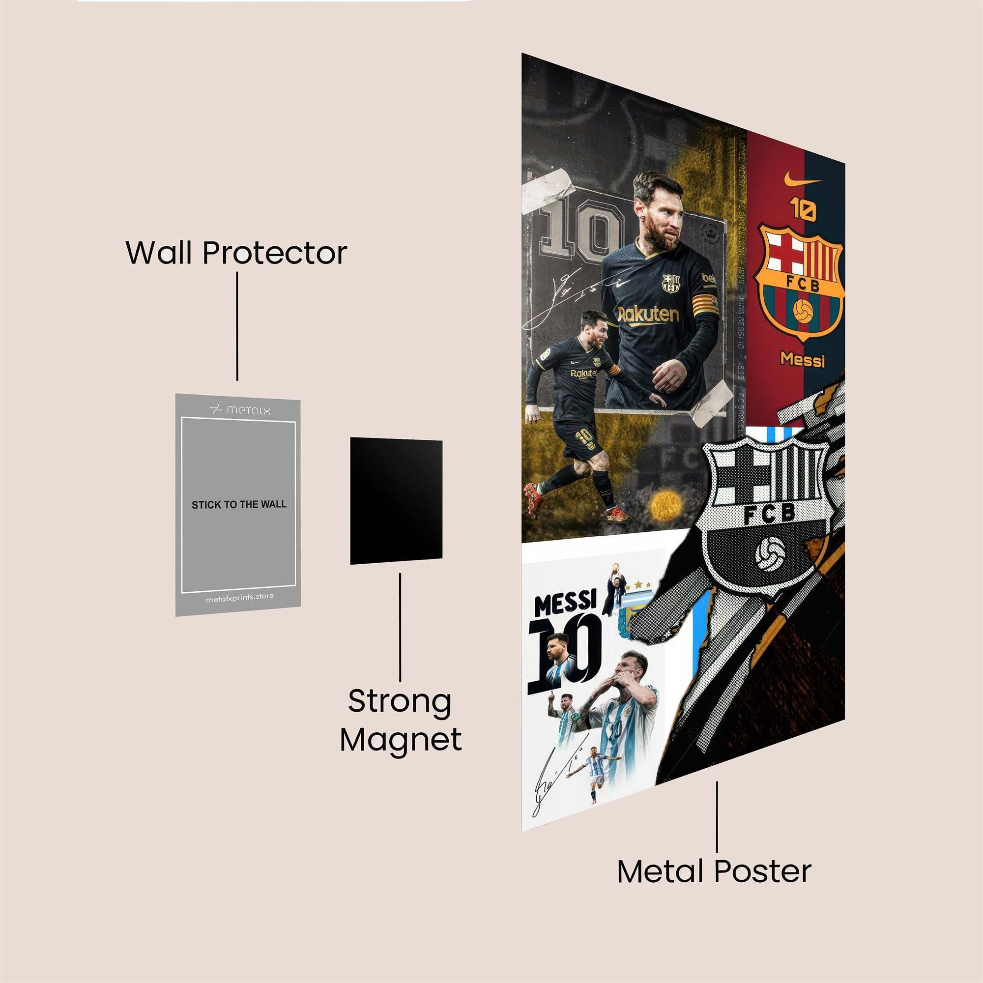 Messi Legacy Safe Wall Magnetic / M
