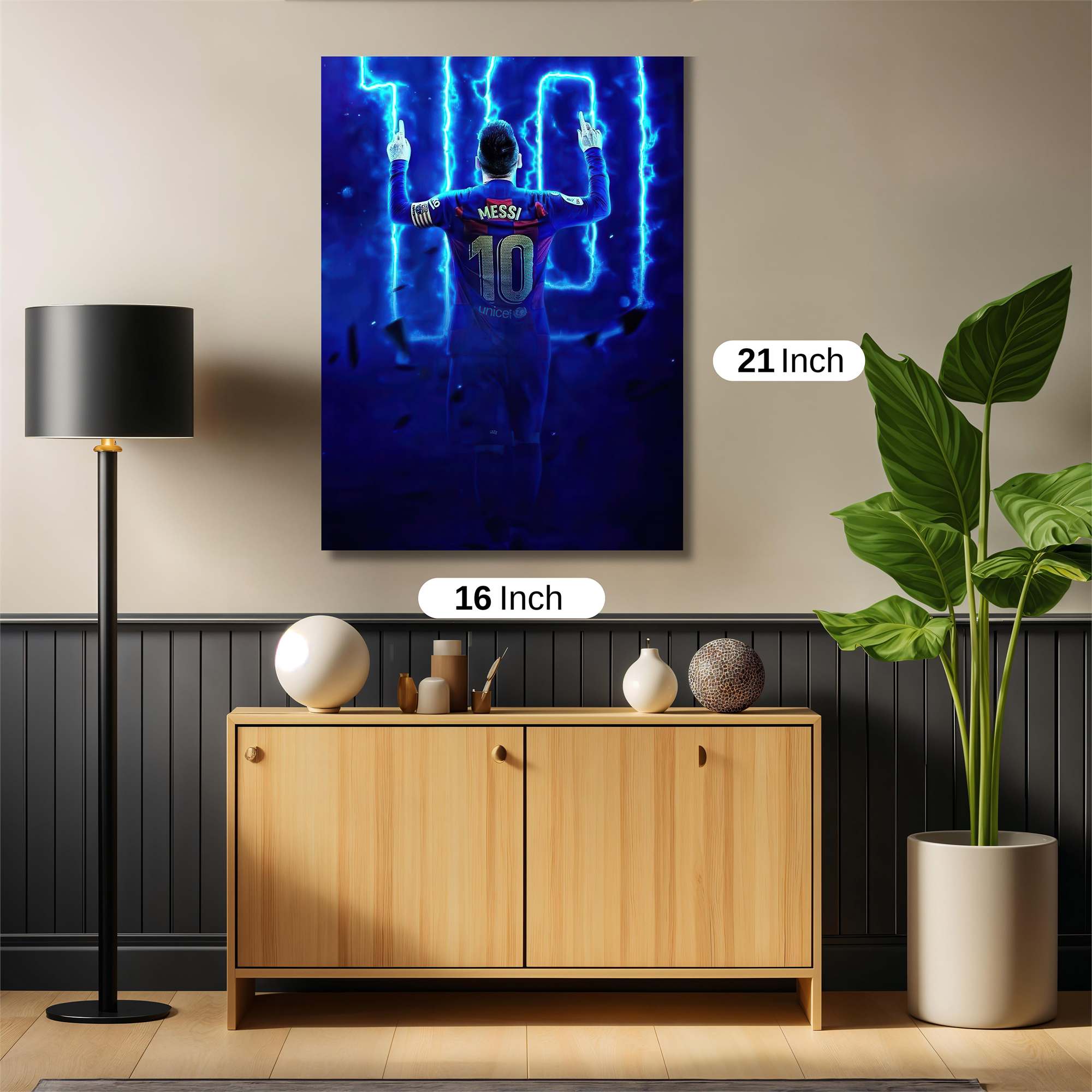Messi Radiant Safe Wall Magnetic / M