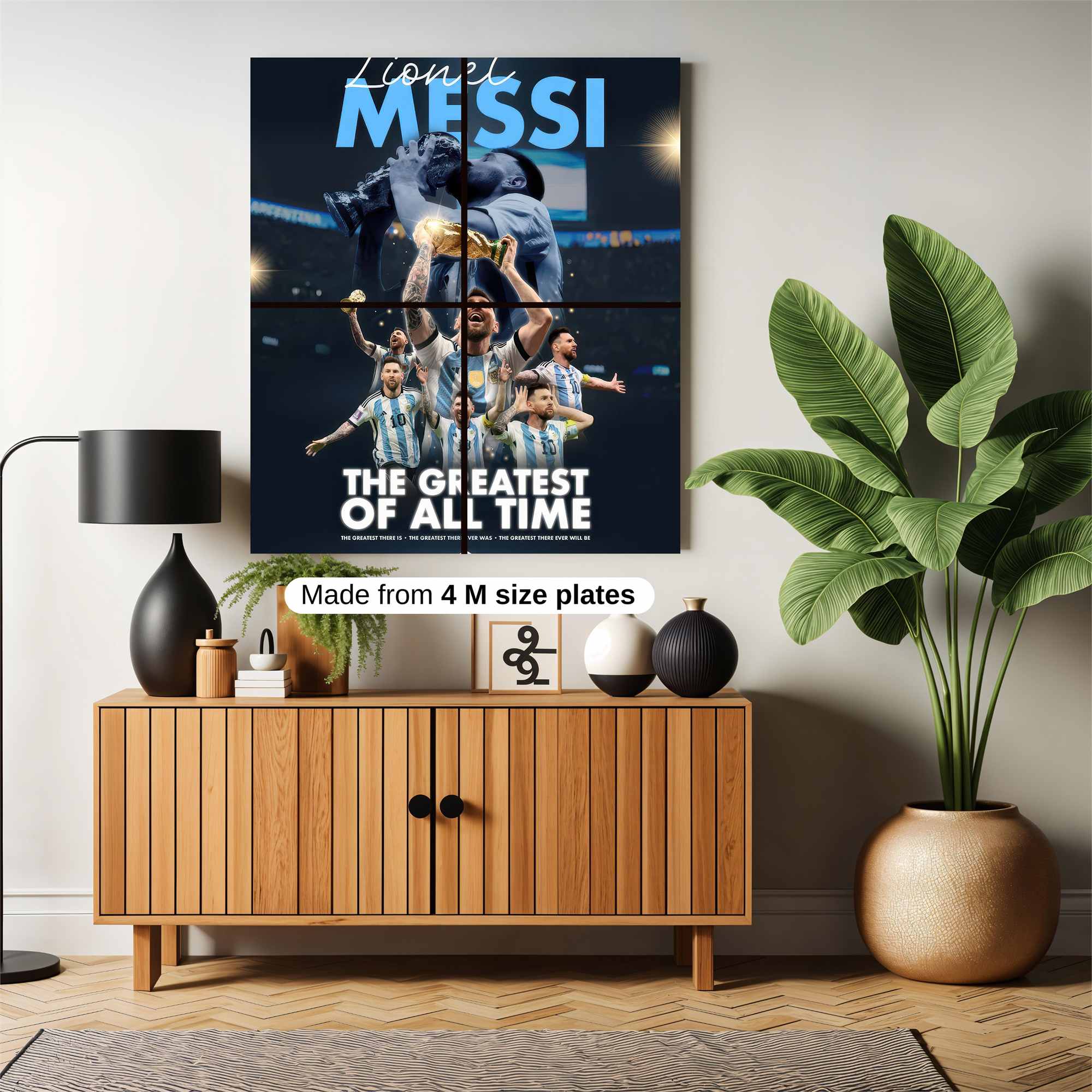 Messi Triumphant Safe Wall Magnetic / M