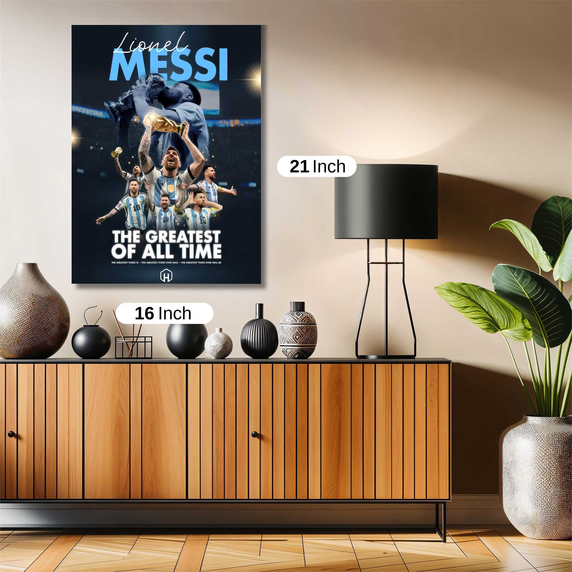 Messi Triumphant Safe Wall Magnetic / M