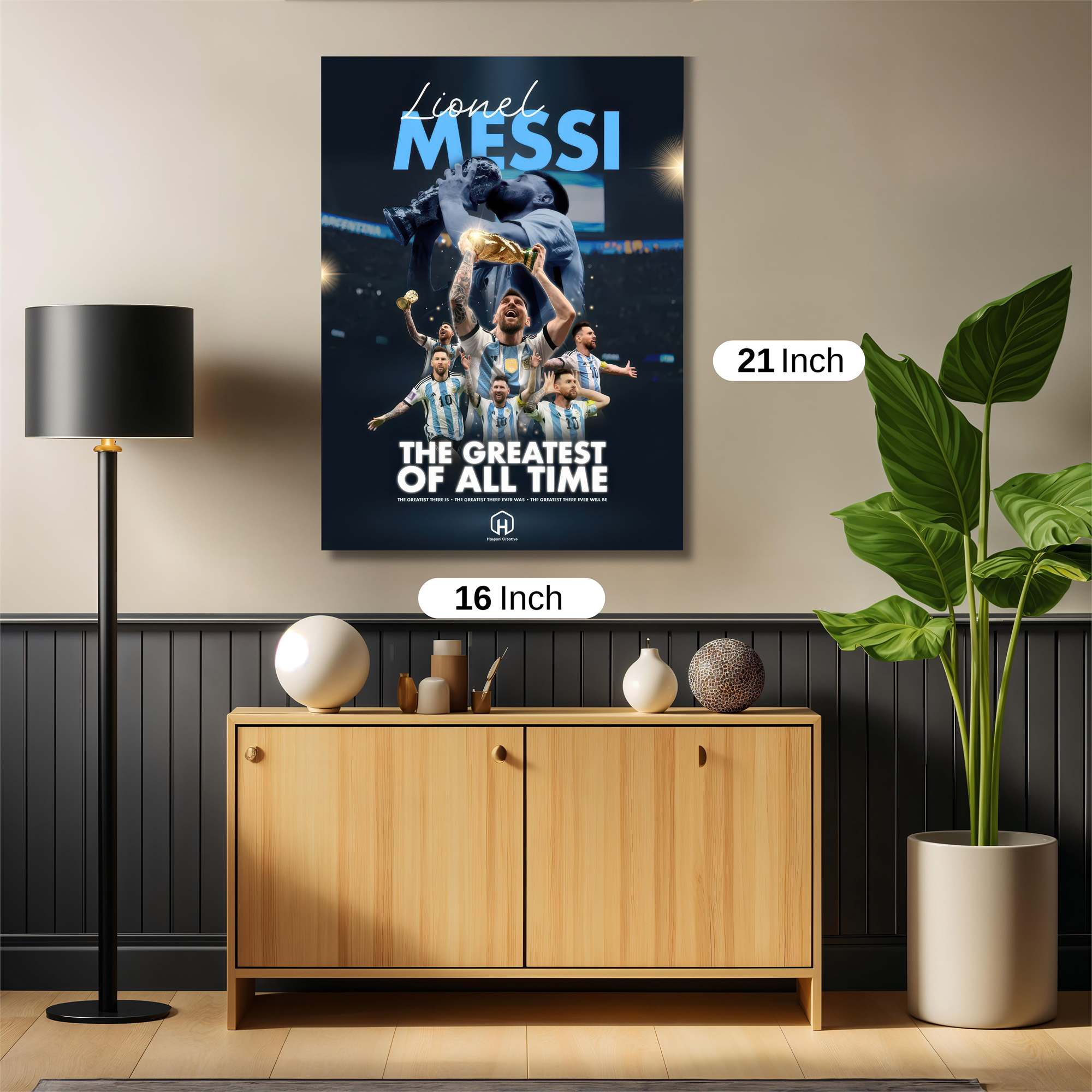 Messi Triumphant Safe Wall Magnetic / M