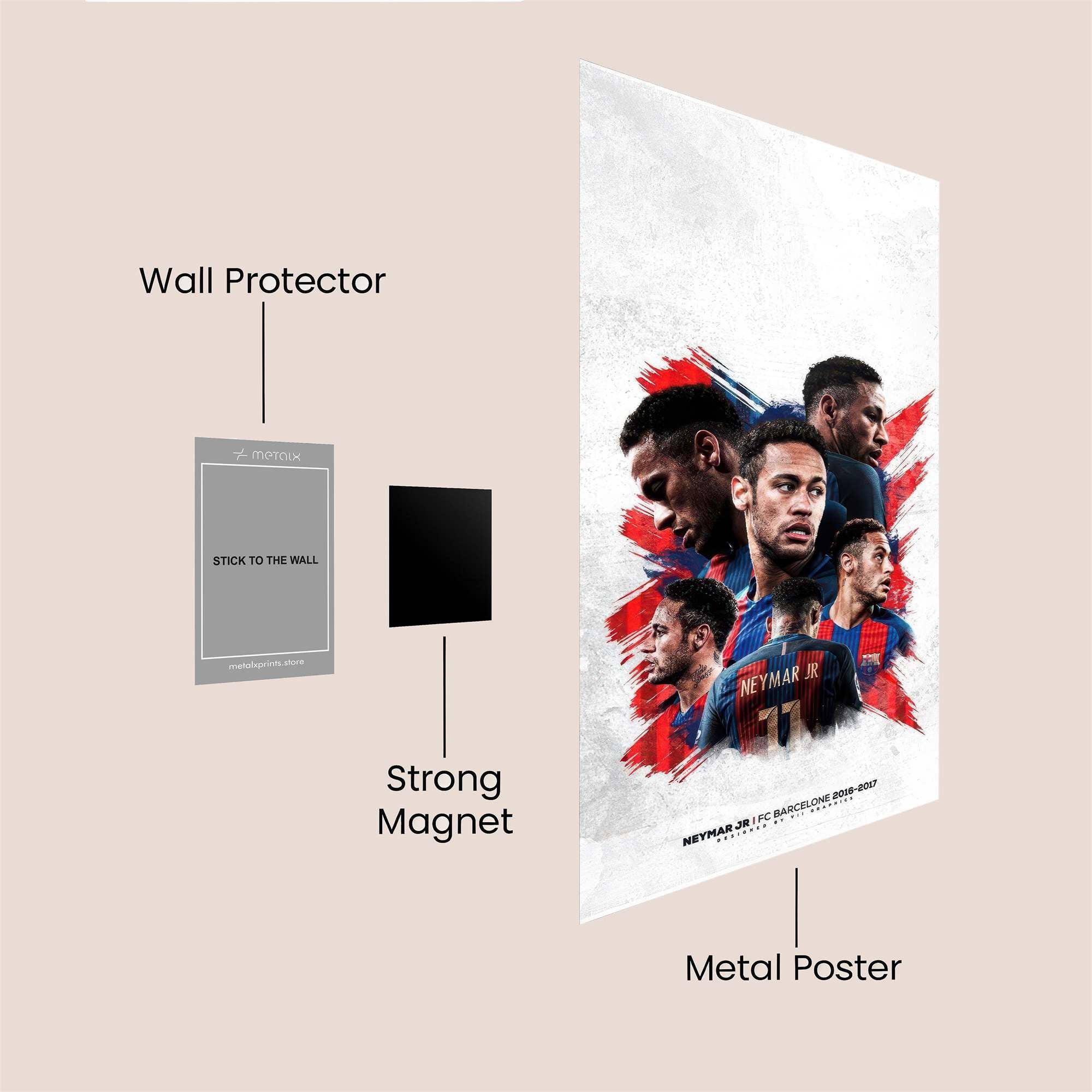 Neymar Dynamic Safe Wall Magnetic / M