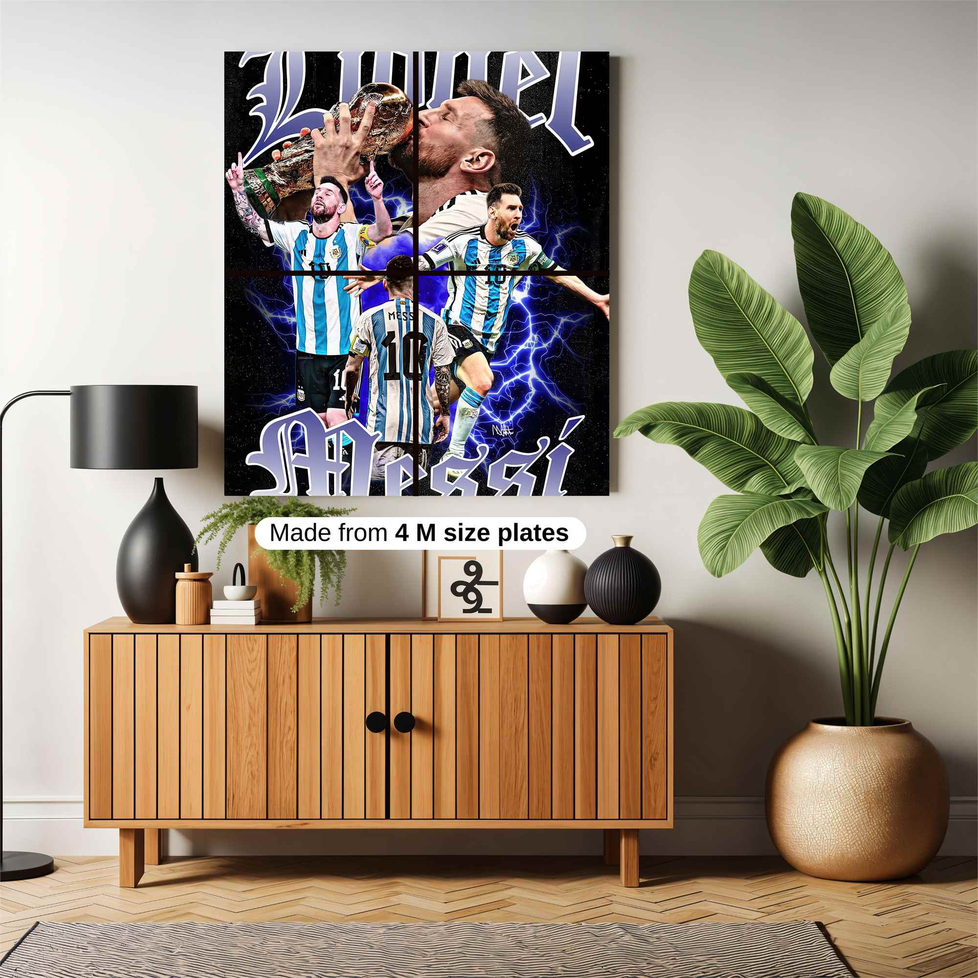 Messi Triumphant Safe Wall Magnetic / M