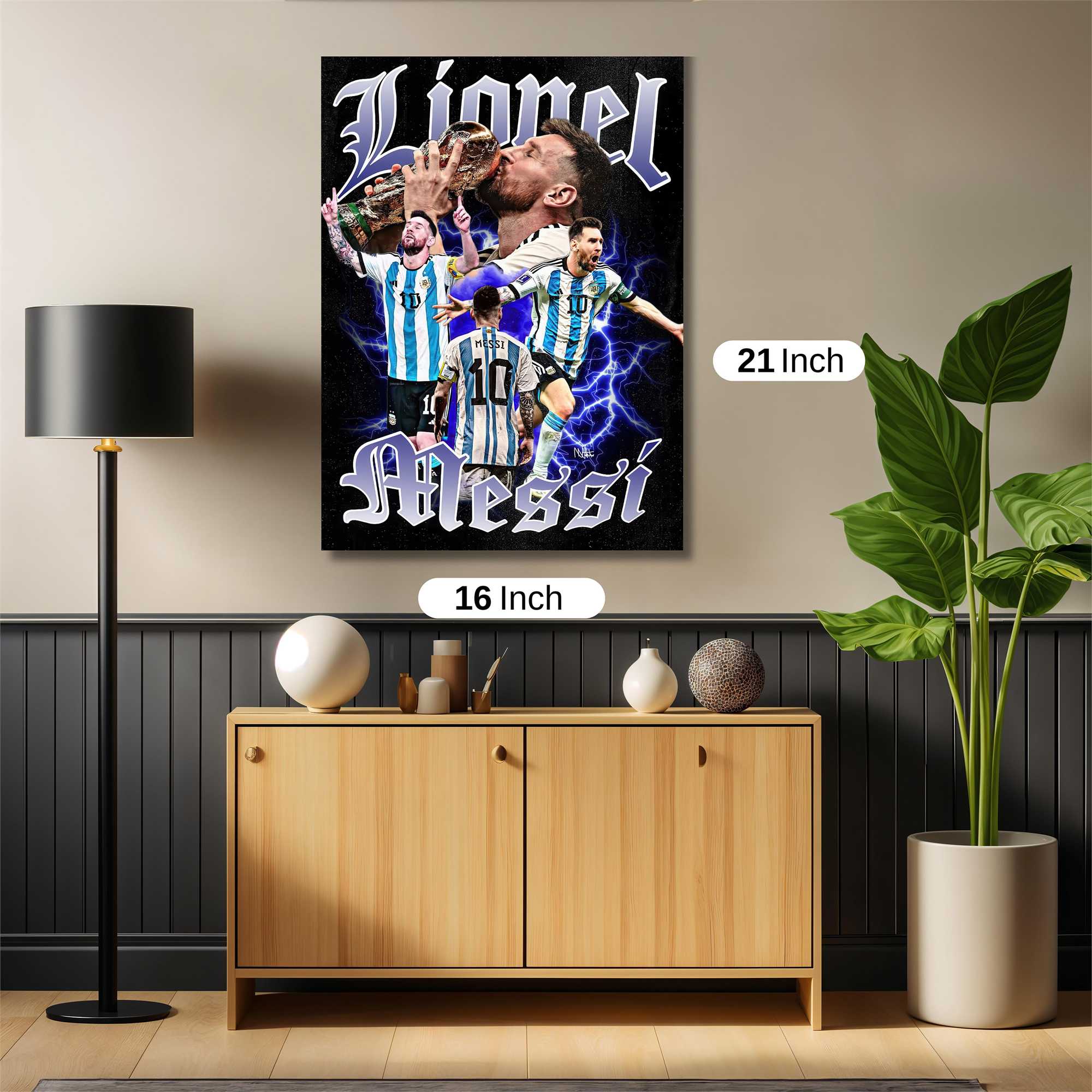 Messi Triumphant Safe Wall Magnetic / M