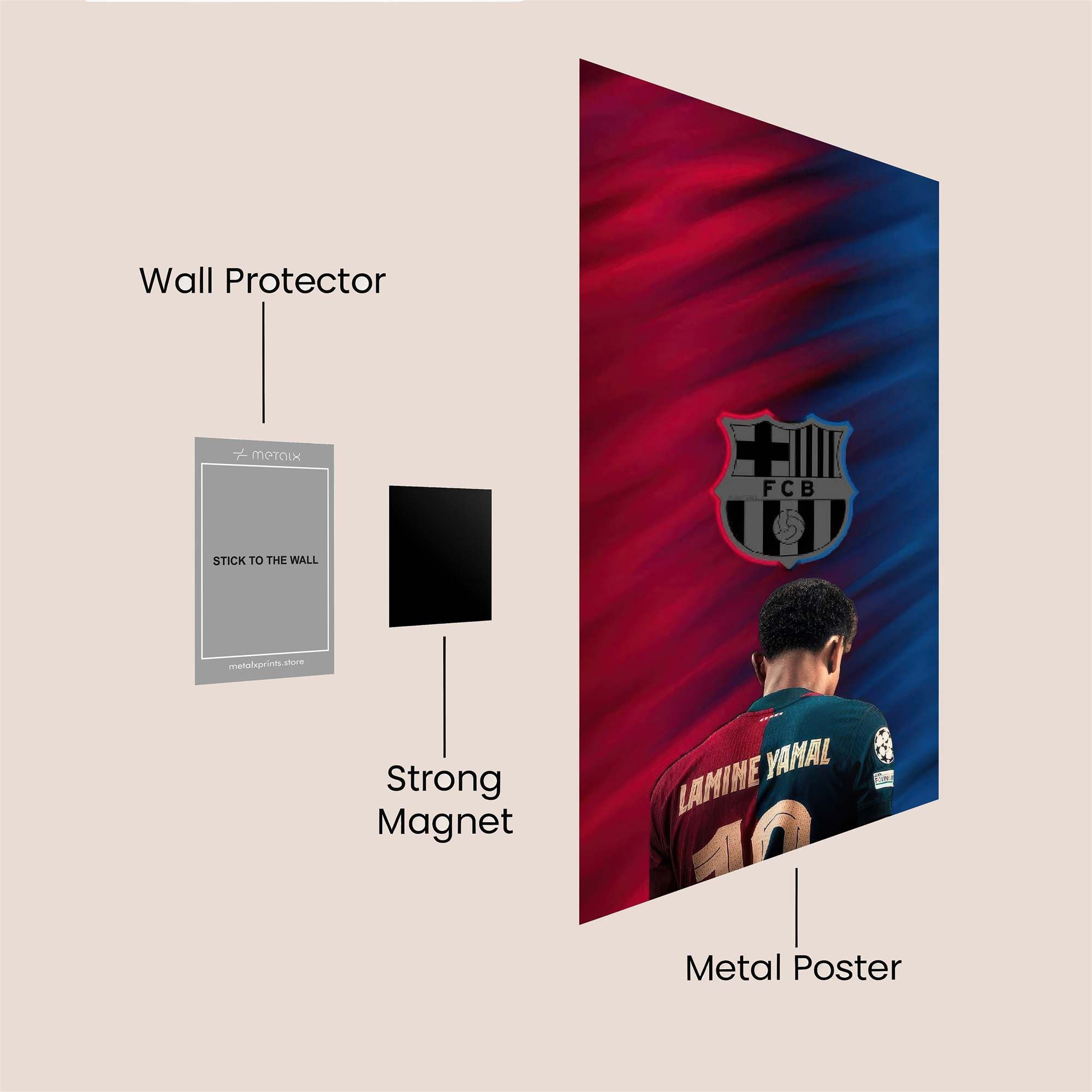 Yamal Passion Safe Wall Magnetic / M
