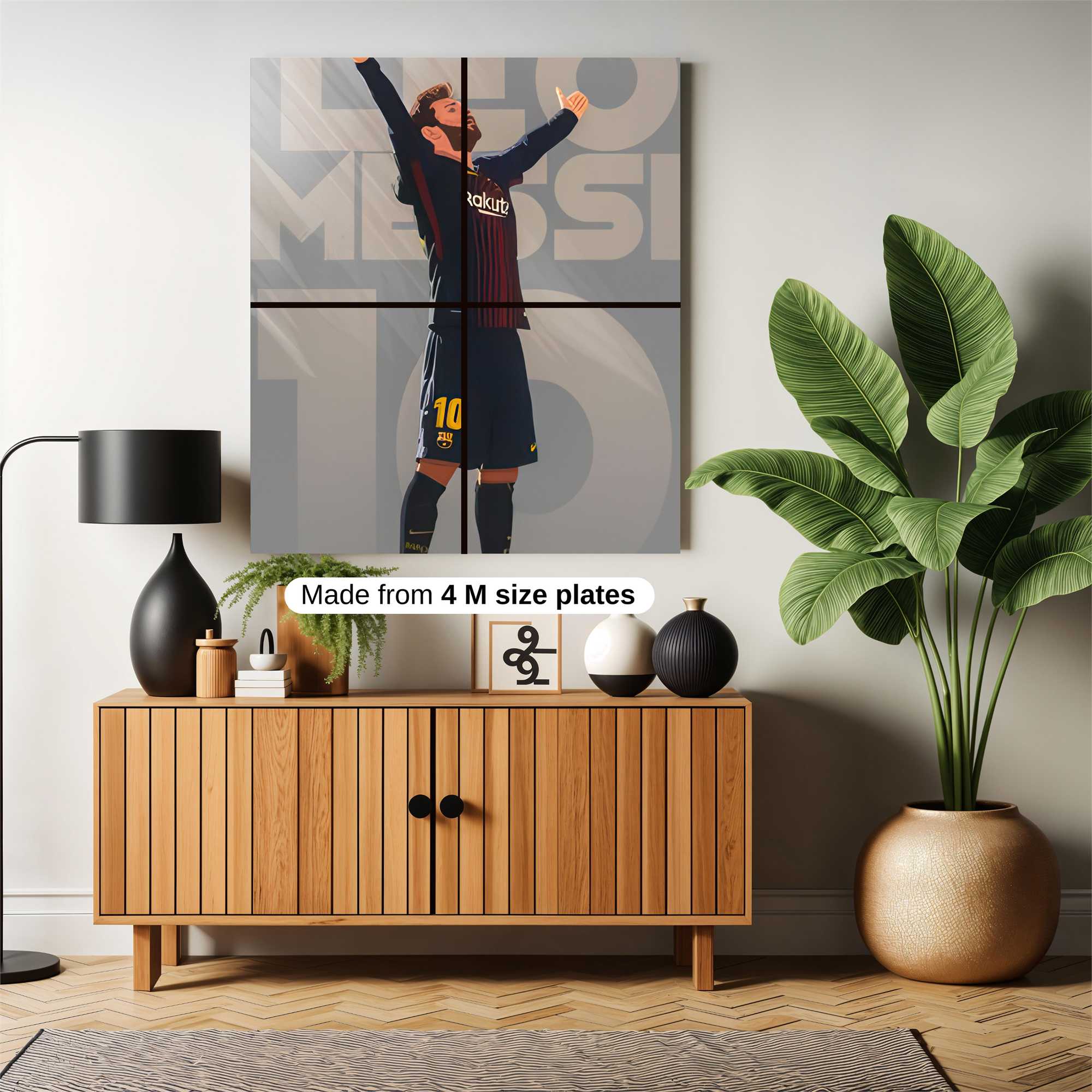 Messi Triumphant Safe Wall Magnetic / M