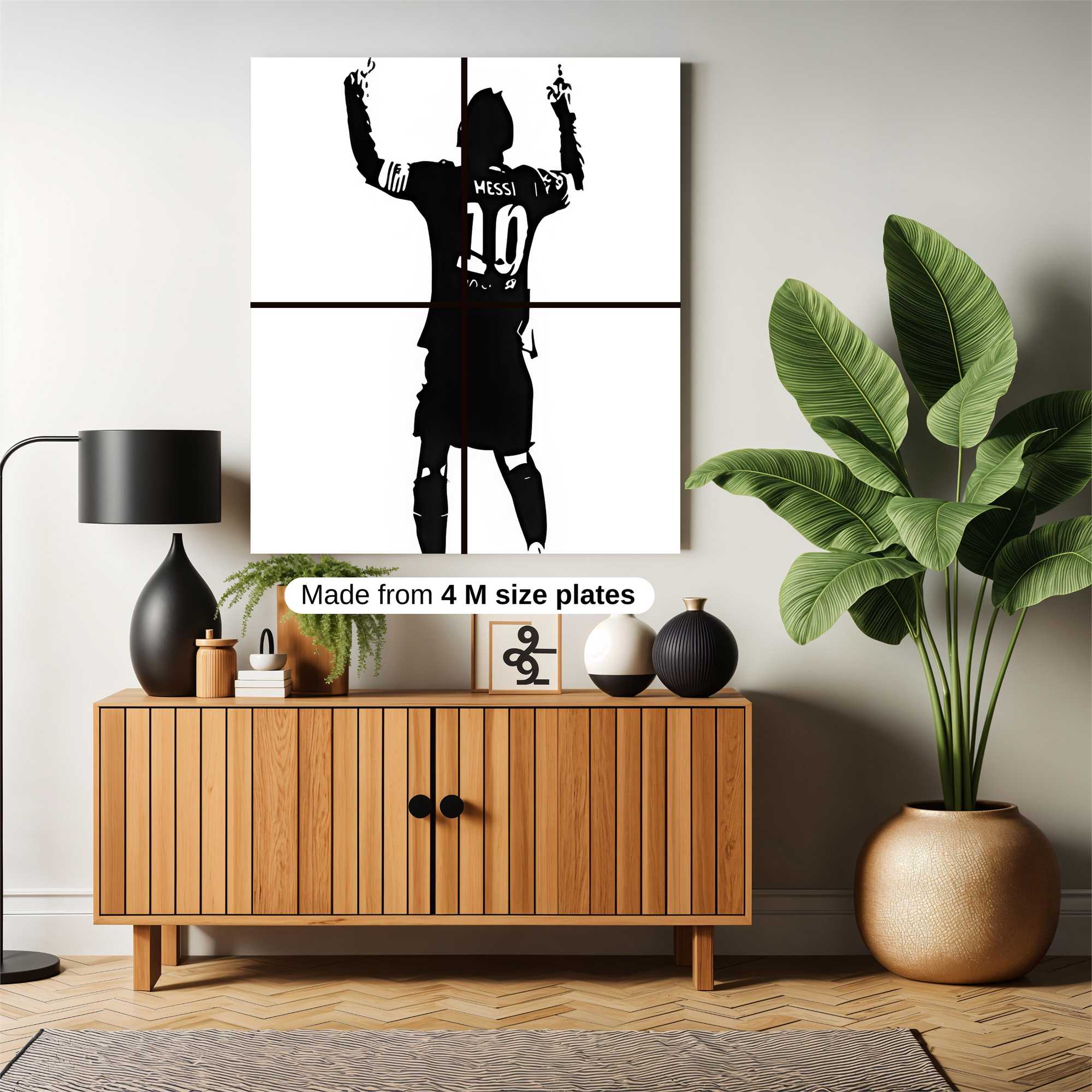 Messi Triumphant Safe Wall Magnetic / M
