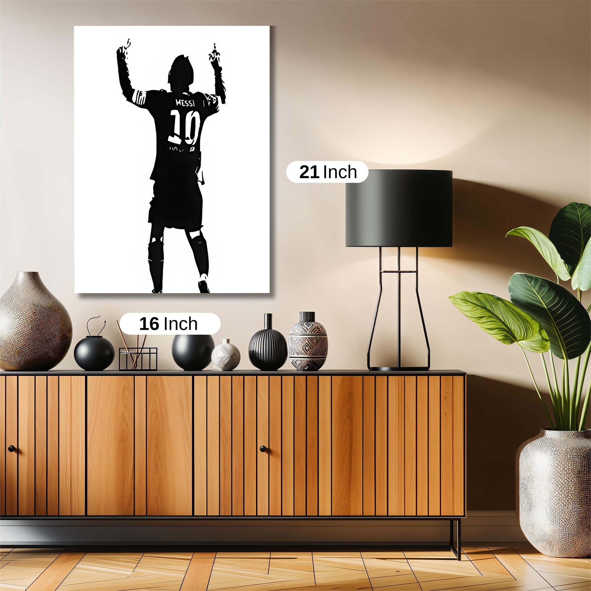 Messi Triumphant Safe Wall Magnetic / M