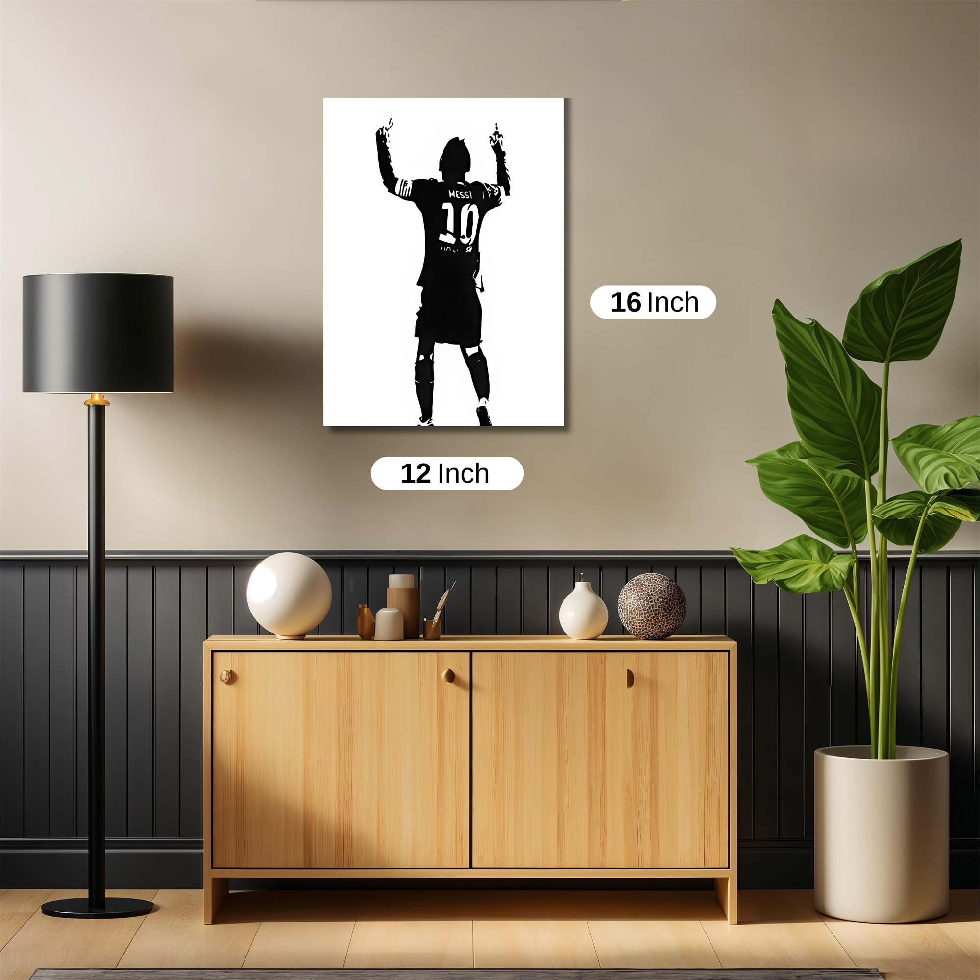 Messi Triumphant Safe Wall Magnetic / M