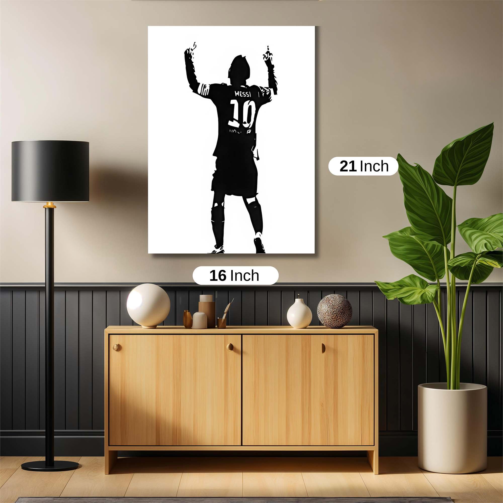 Messi Triumphant Safe Wall Magnetic / M