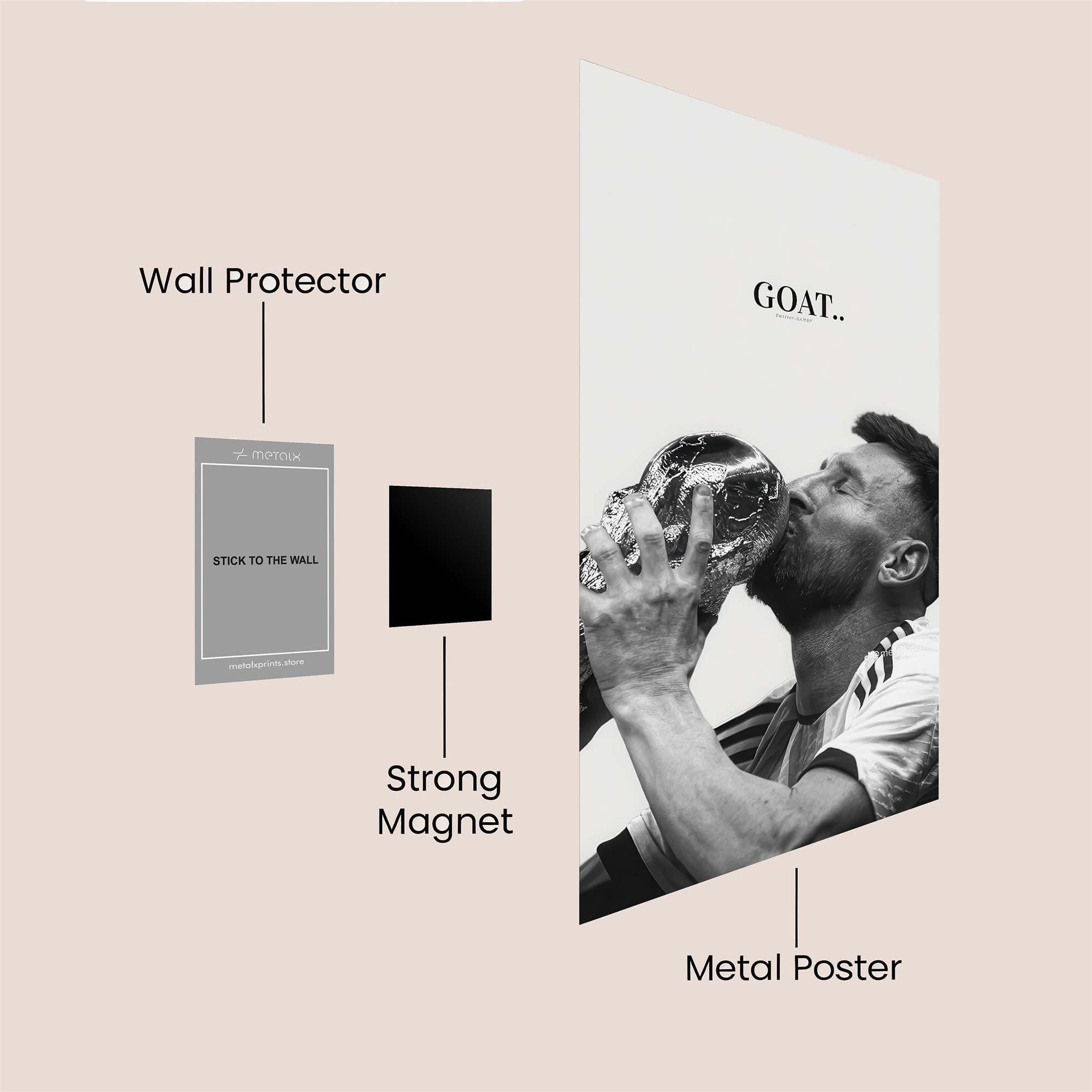 Messi Ecstasy Safe Wall Magnetic / M