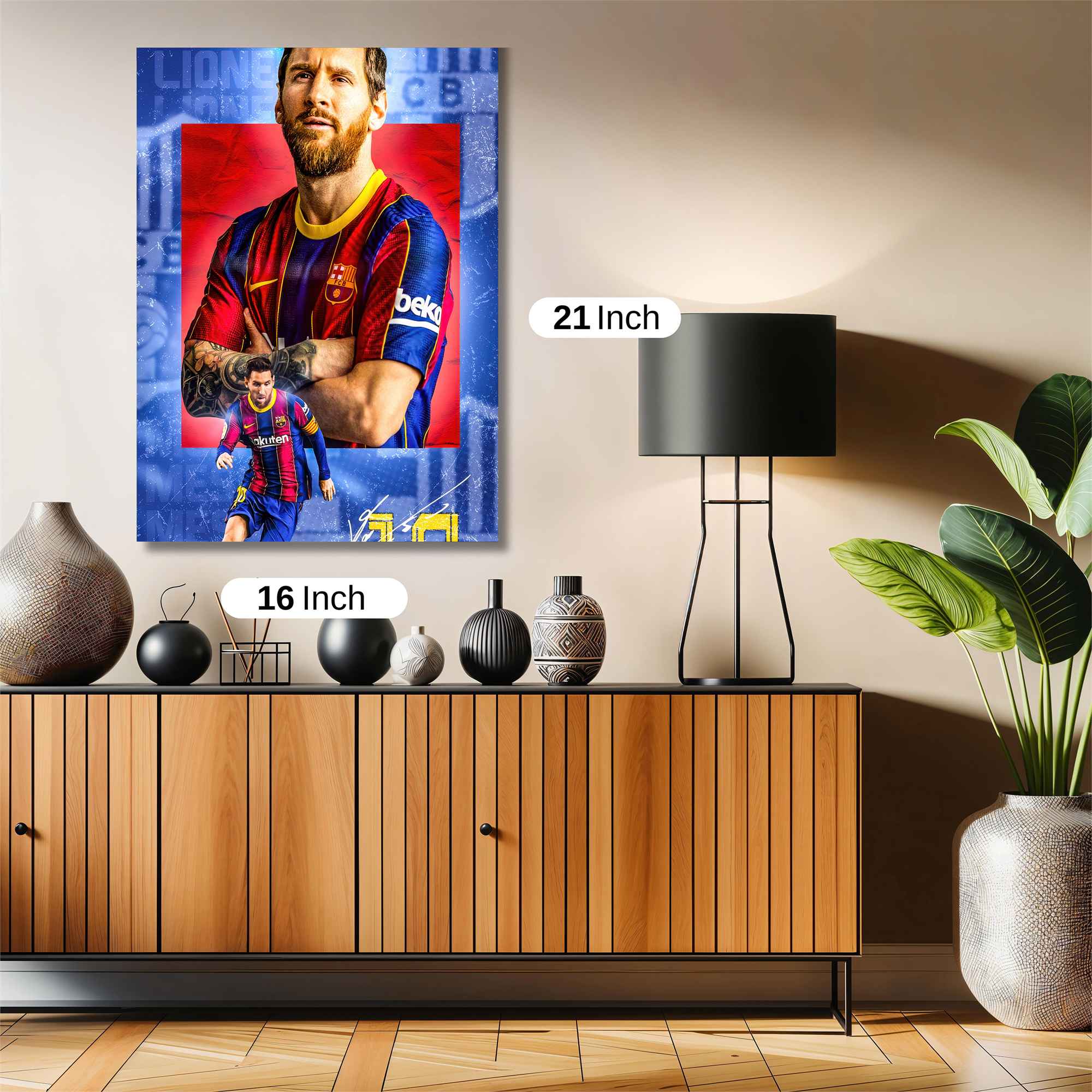 Messi Majestic Safe Wall Magnetic / M