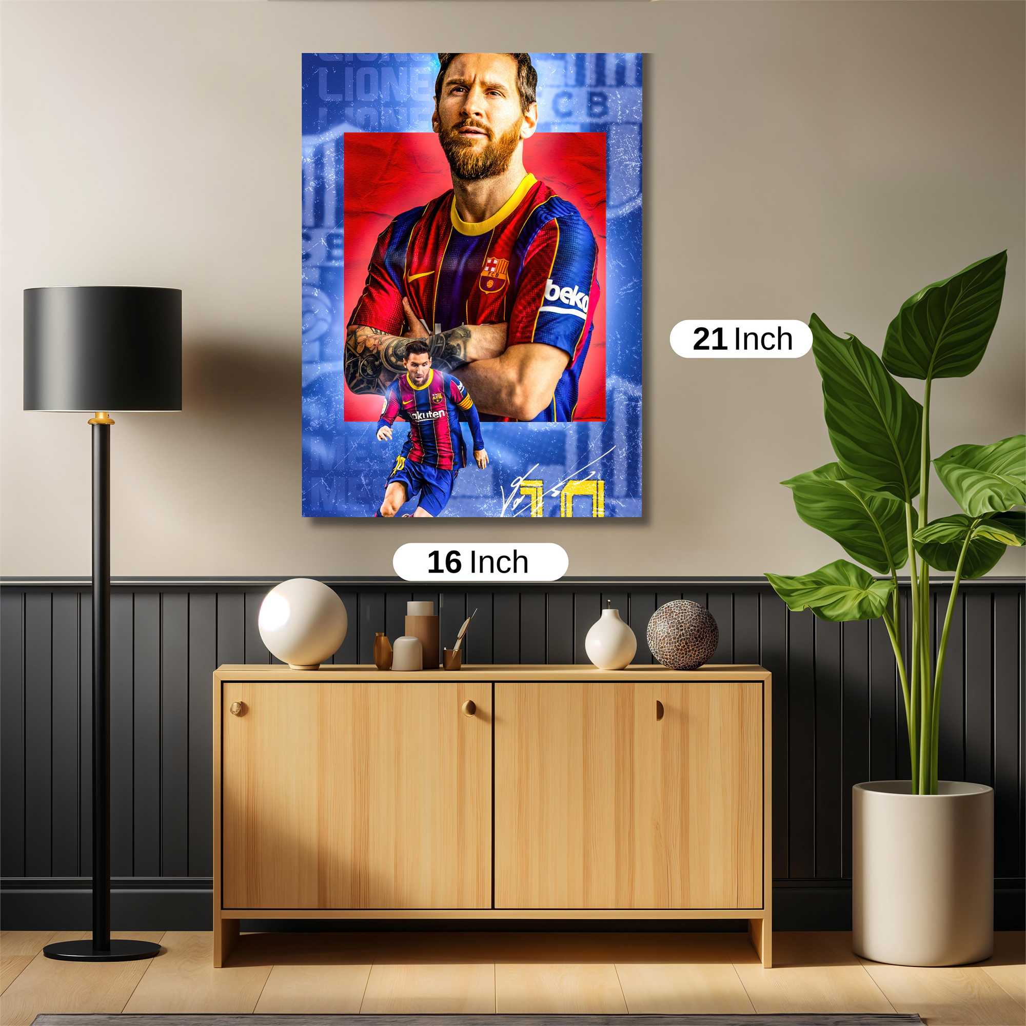Messi Majestic Safe Wall Magnetic / M
