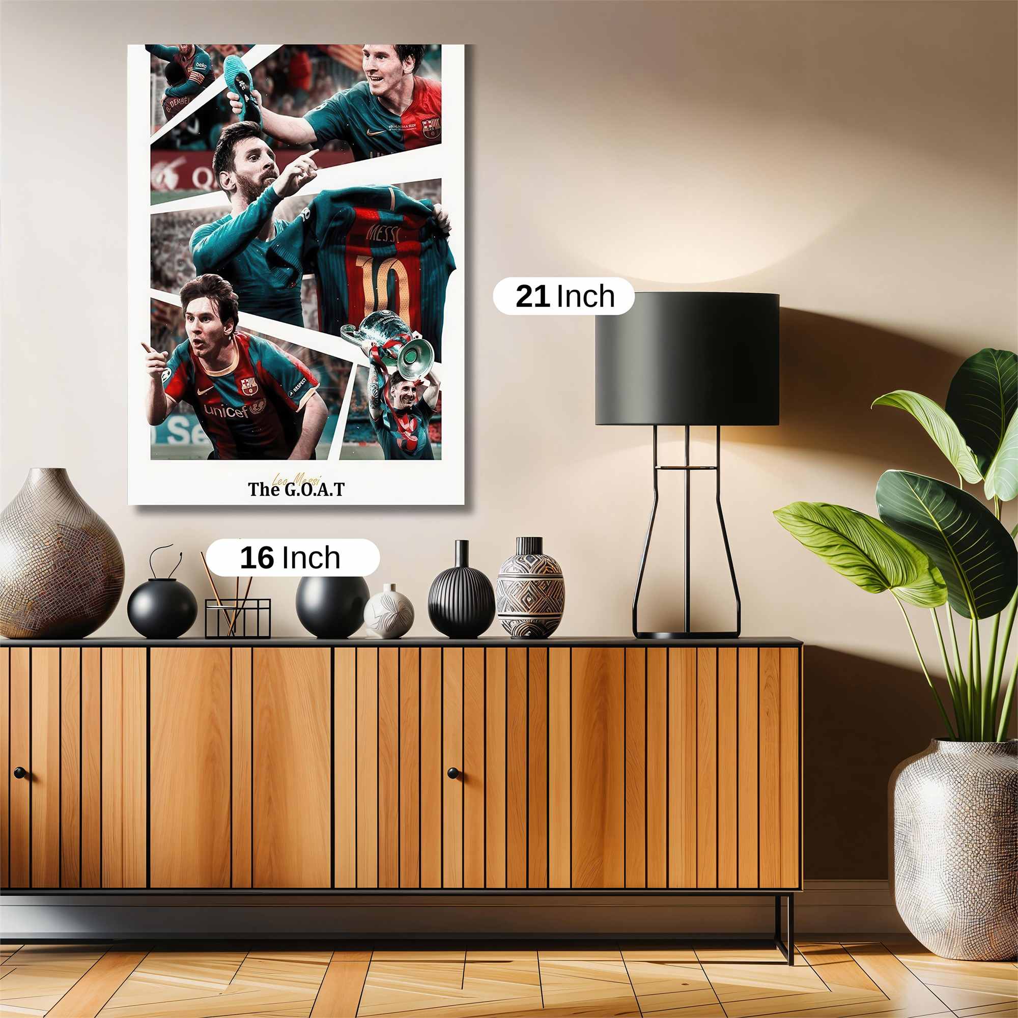 Messi Triumphant Safe Wall Magnetic / M