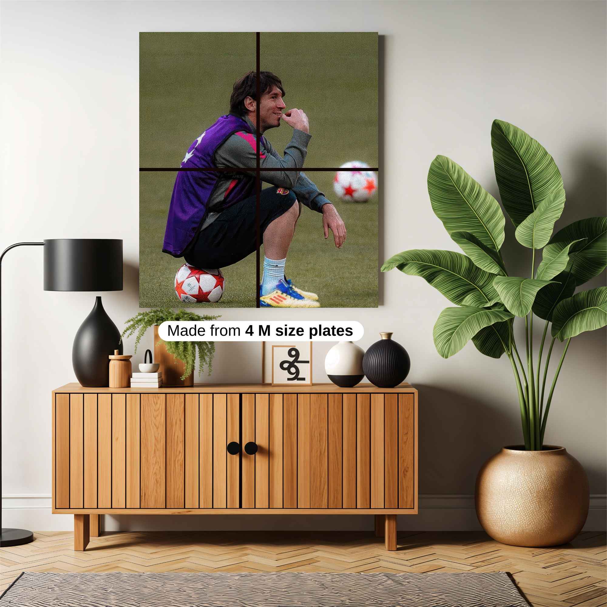 Messi Pensive Safe Wall Magnetic / M