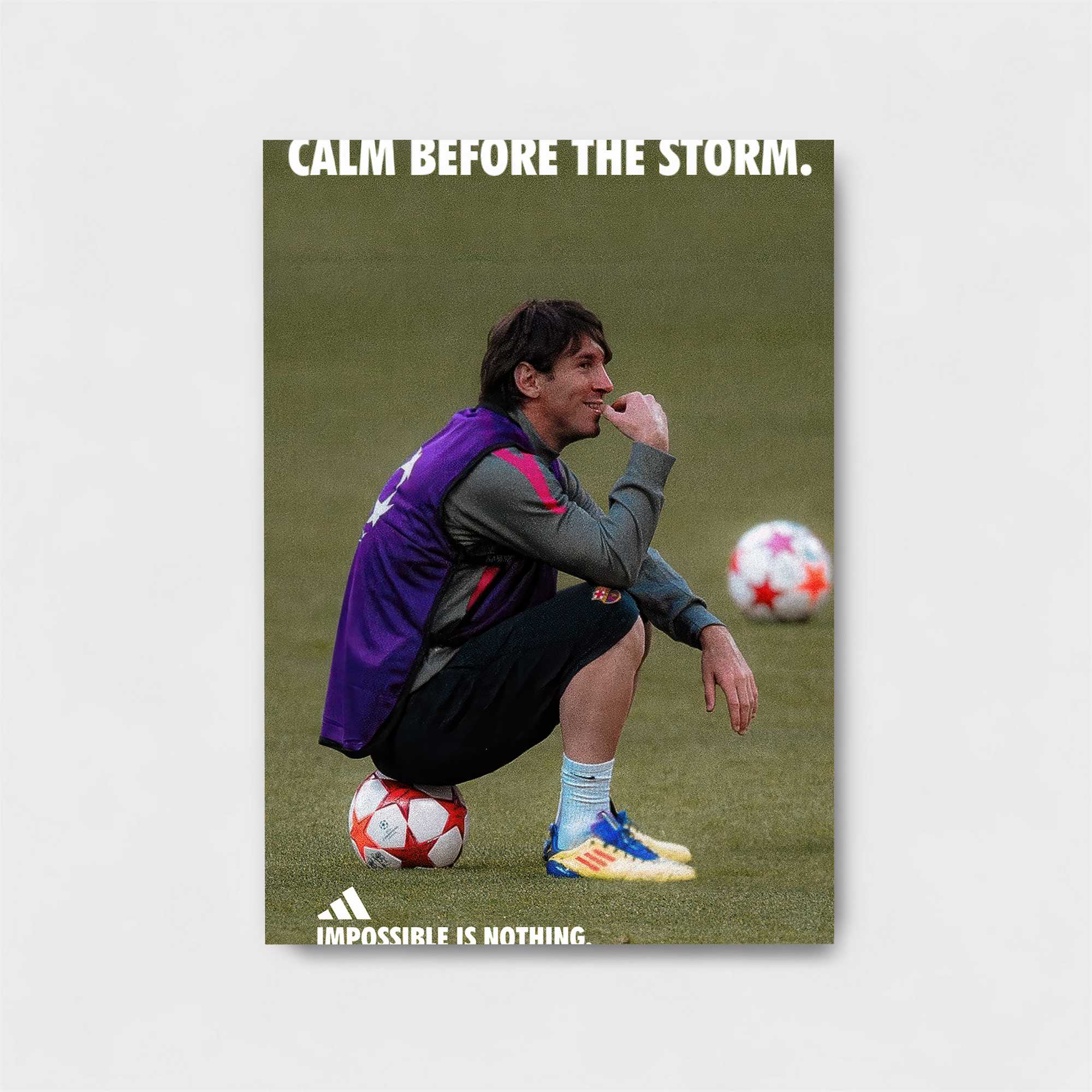 Messi Pensive Safe Wall Magnetic / M