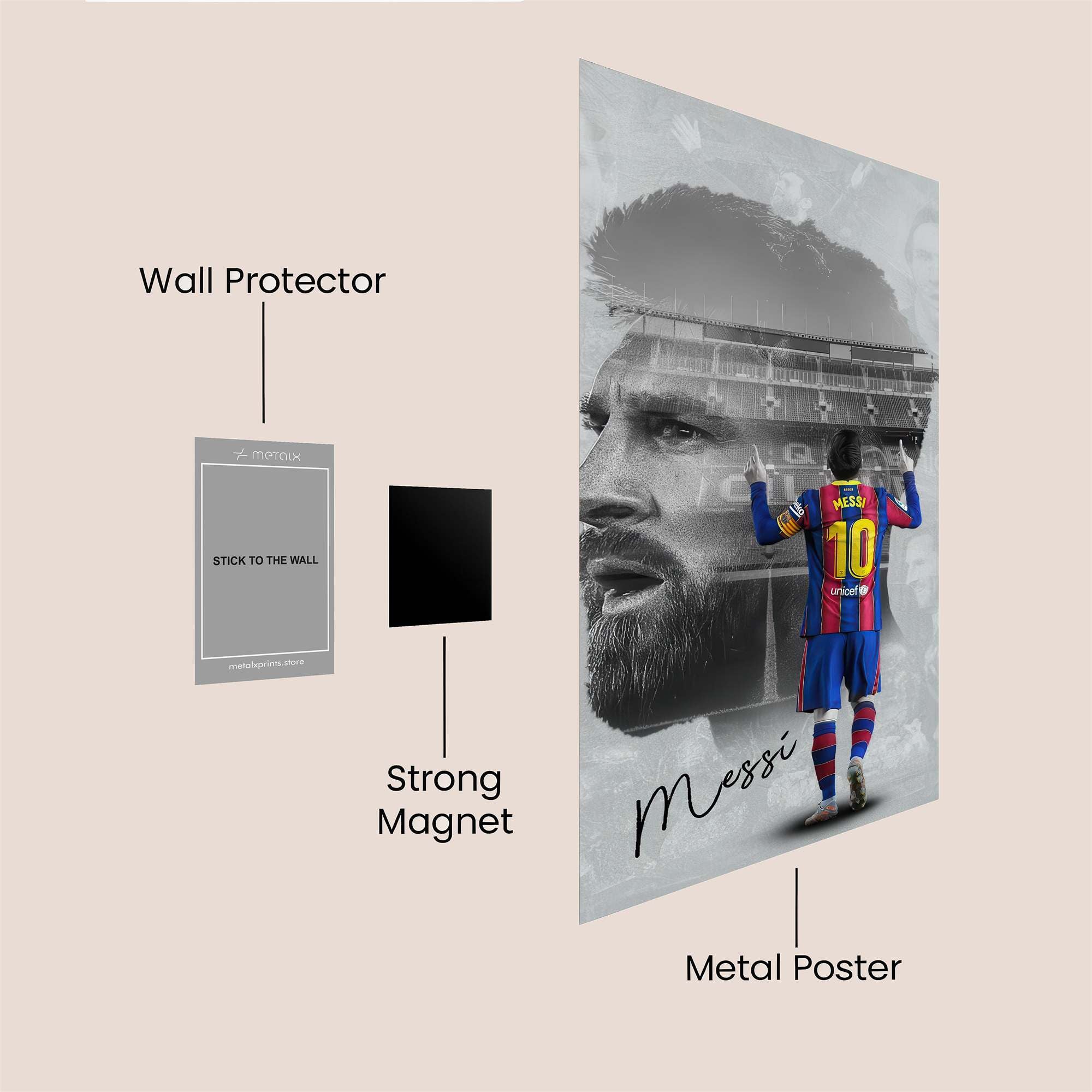 Messi Magic Safe Wall Magnetic / M