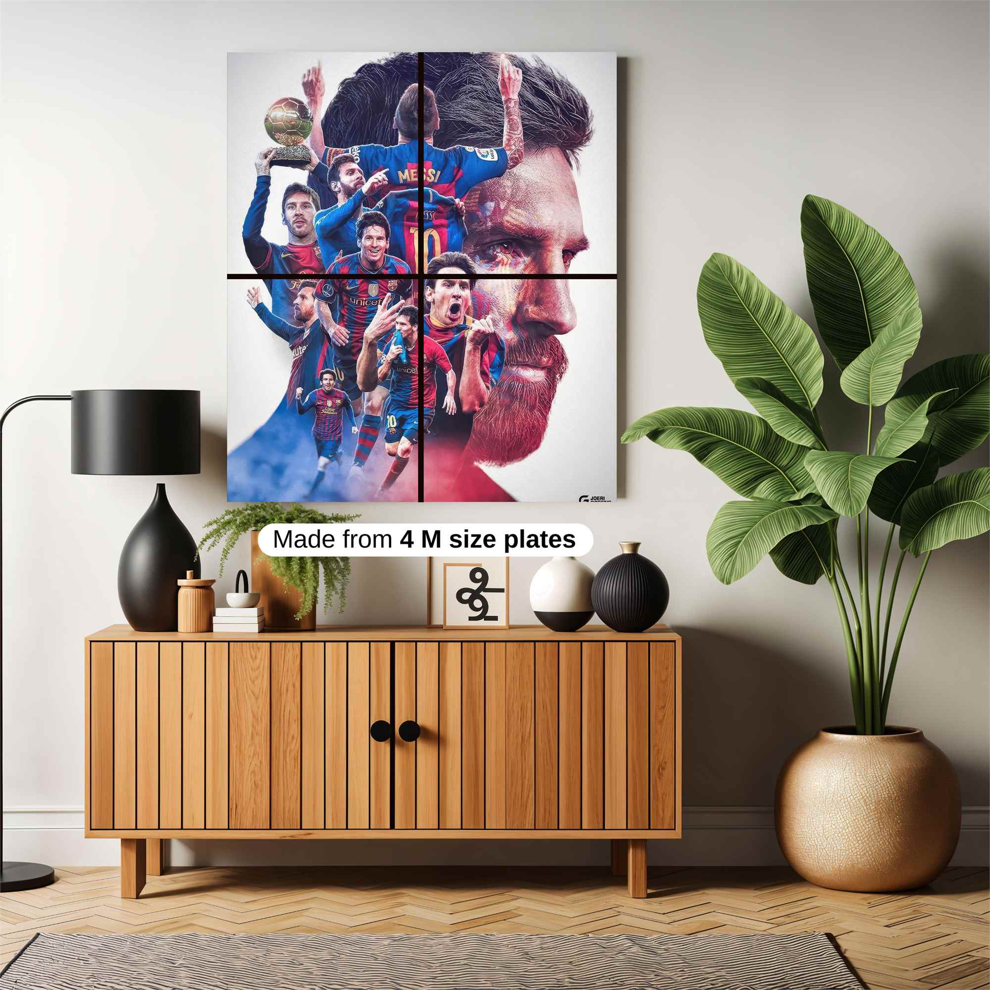 Messi Triumphant Safe Wall Magnetic / M