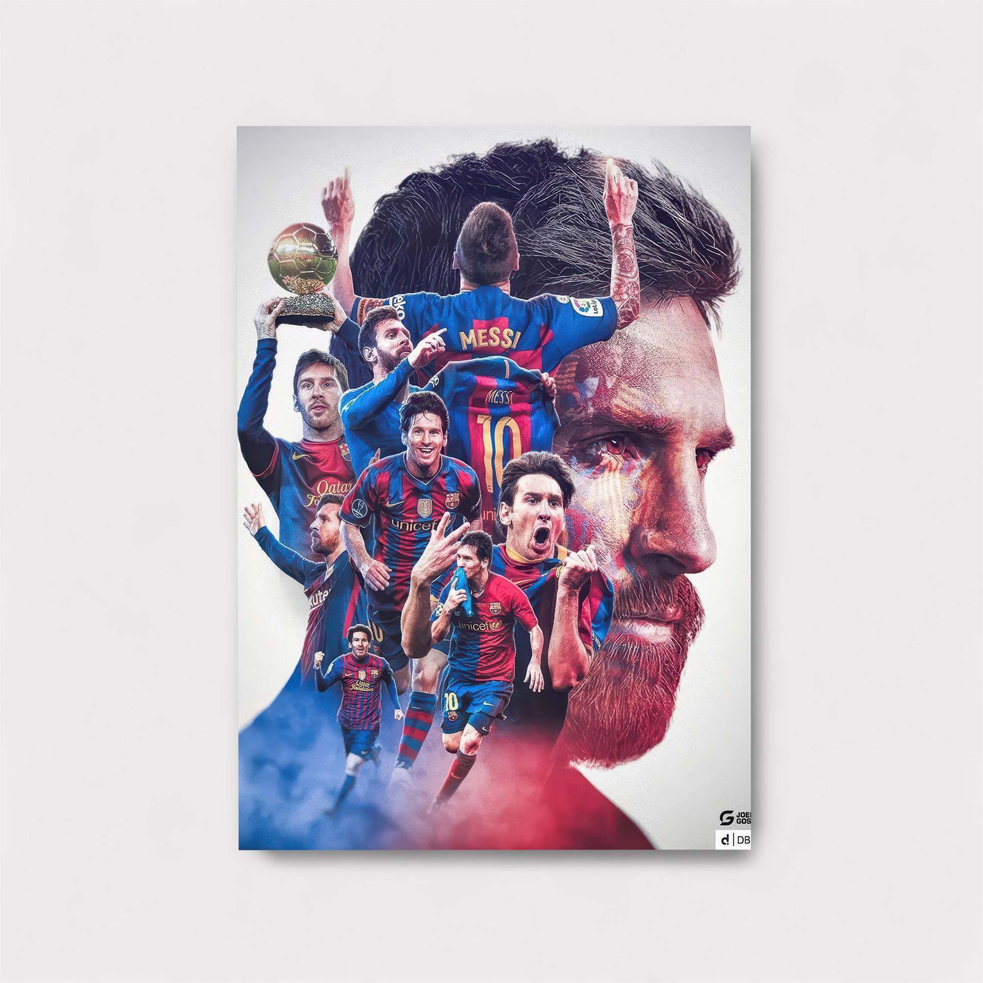 Messi Triumphant Safe Wall Magnetic / M