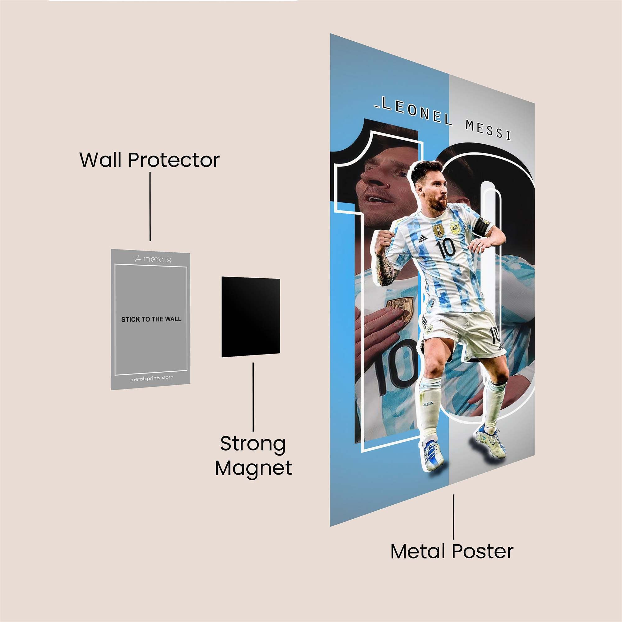 Messi Maestro Safe Wall Magnetic / M