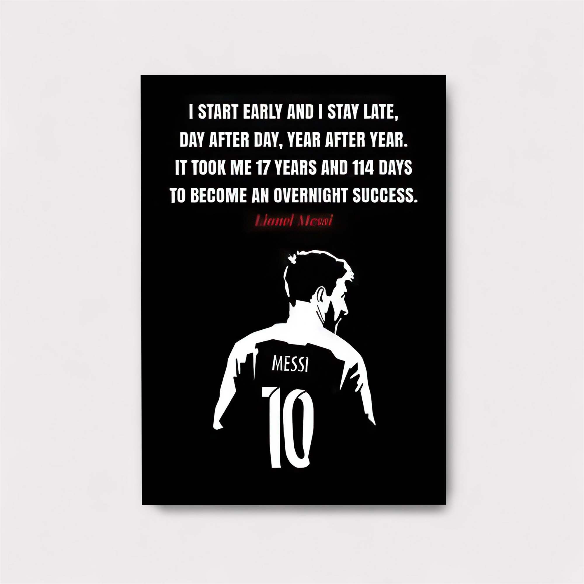 Messi Triumphant Safe Wall Magnetic / M