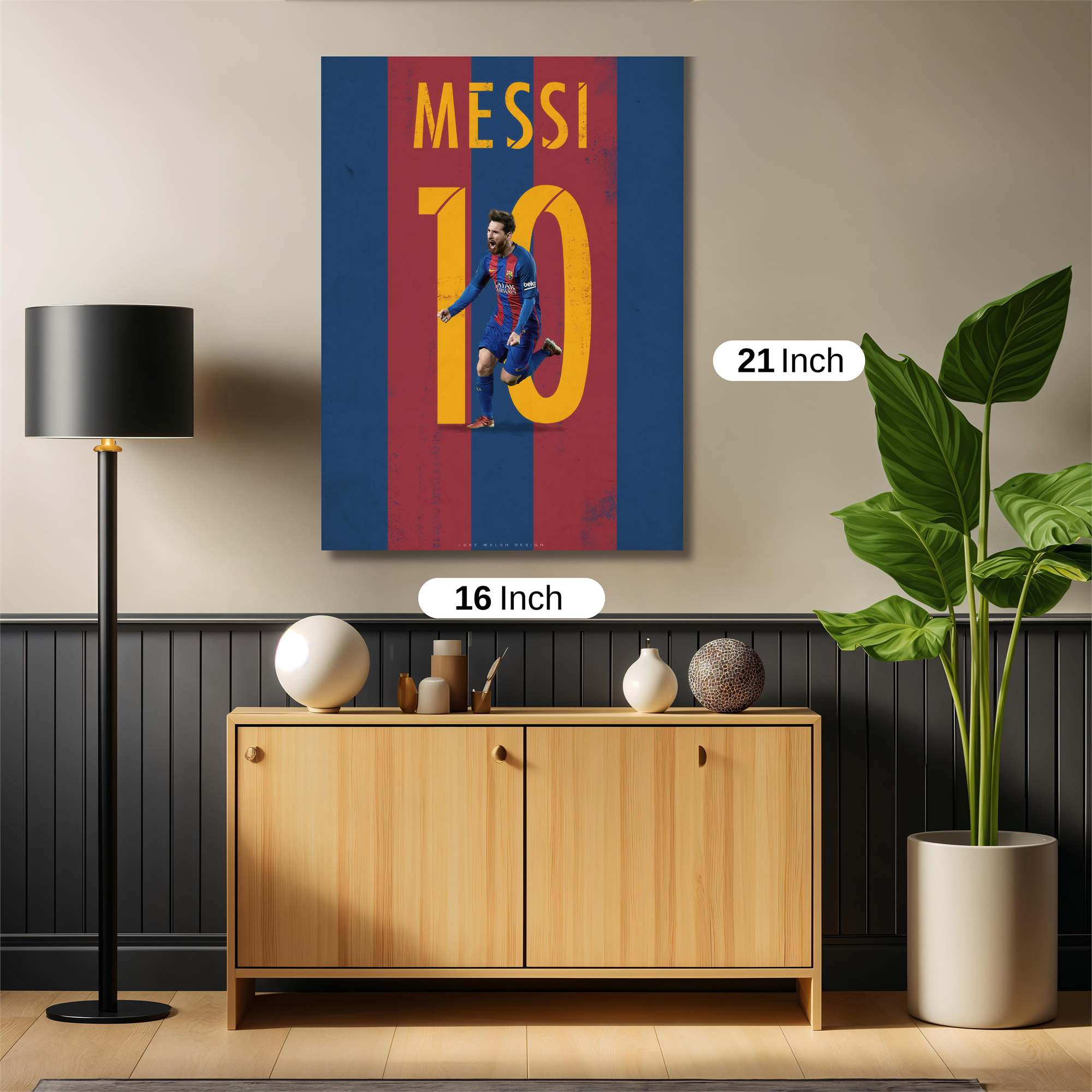 Messi Majestic Safe Wall Magnetic / M