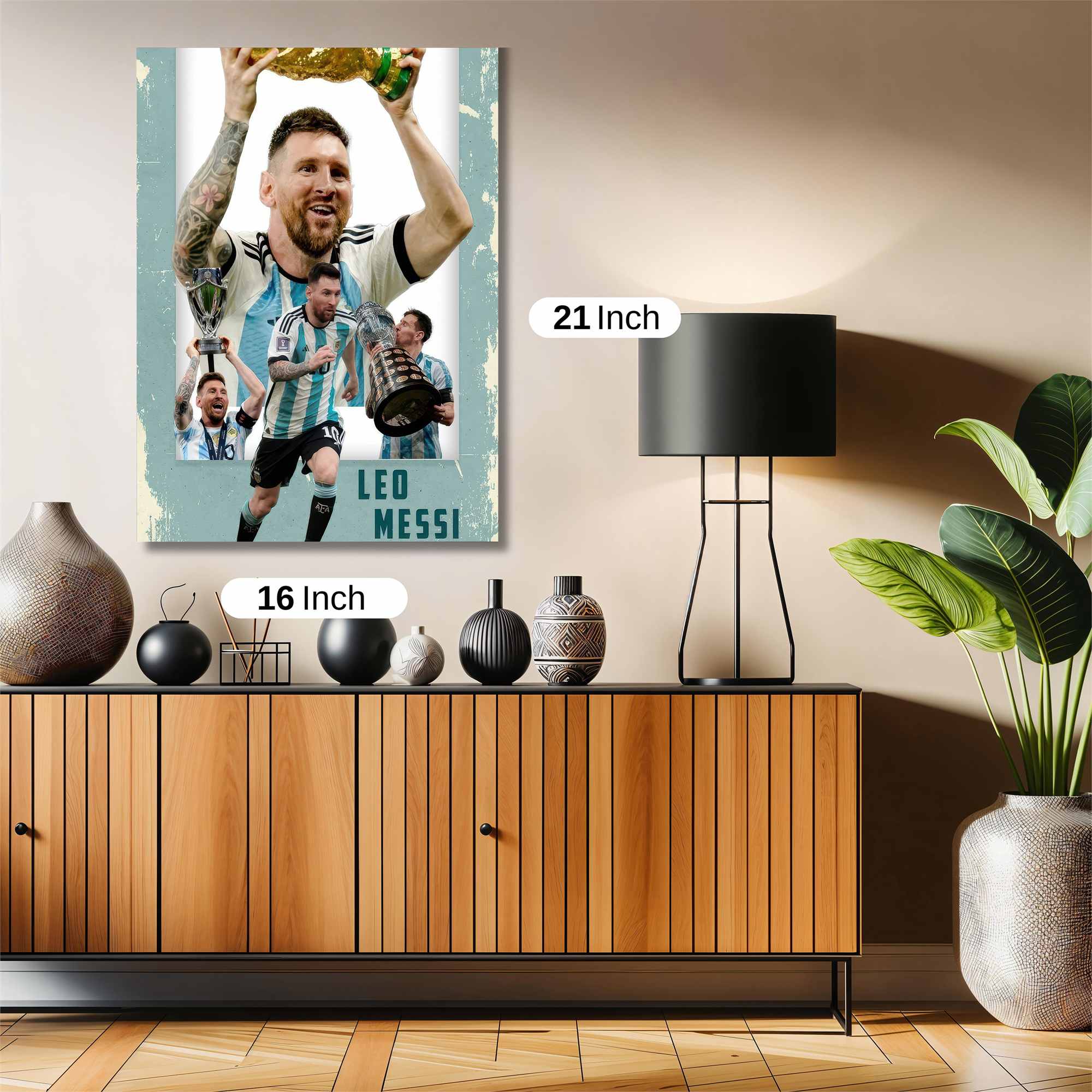 Messi Triumphant Safe Wall Magnetic / M