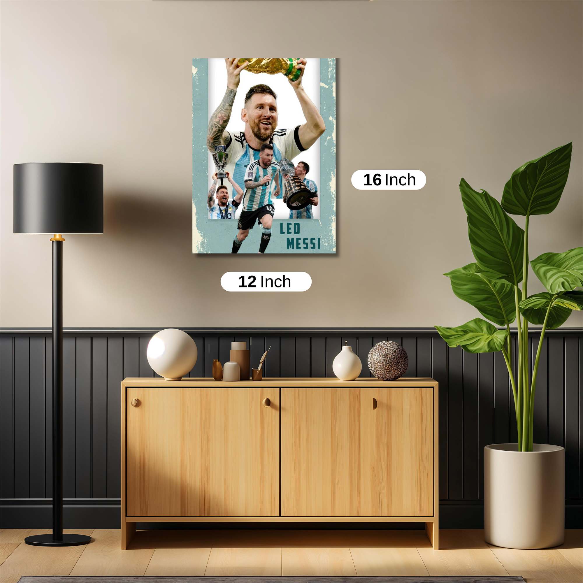 Messi Triumphant Safe Wall Magnetic / M
