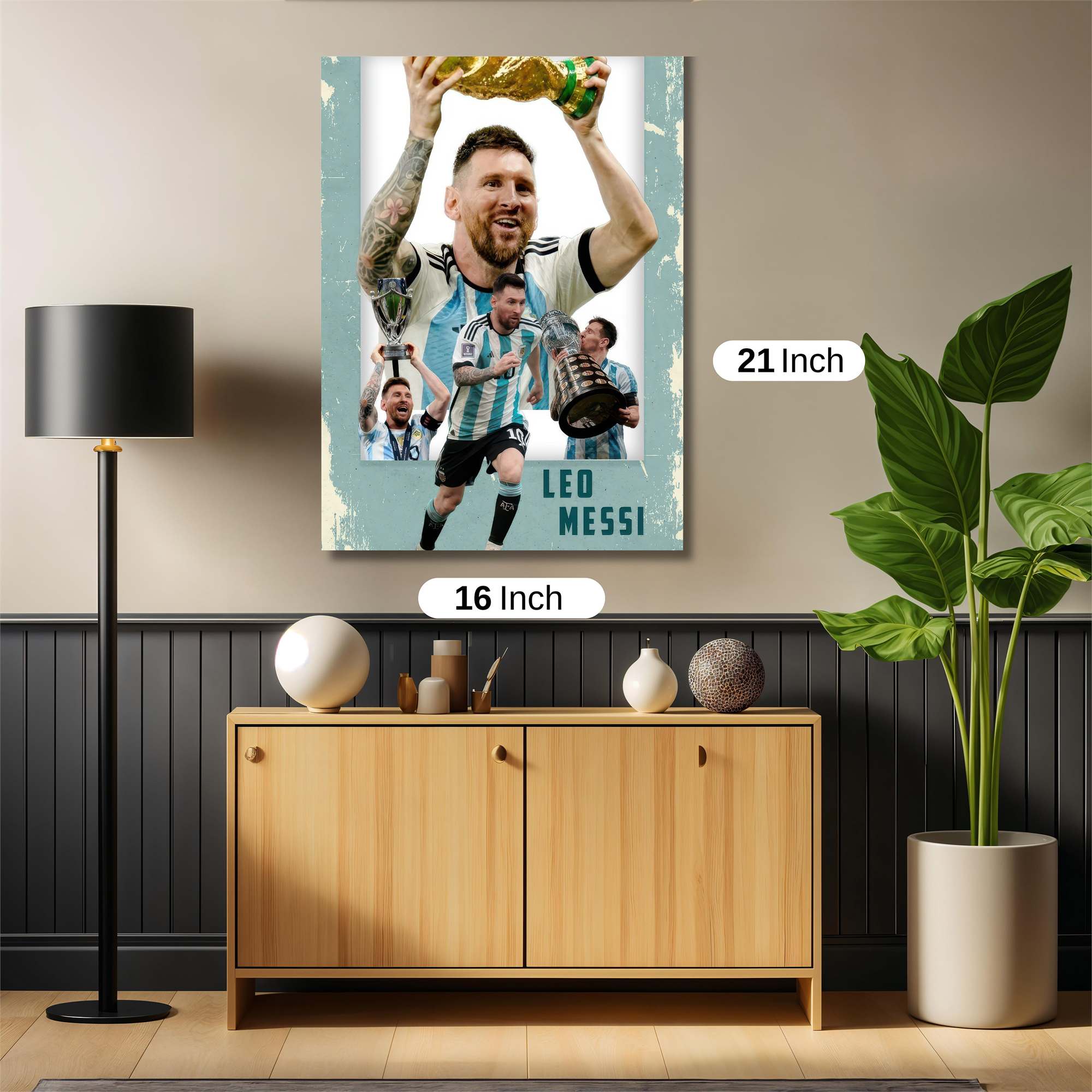 Messi Triumphant Safe Wall Magnetic / M