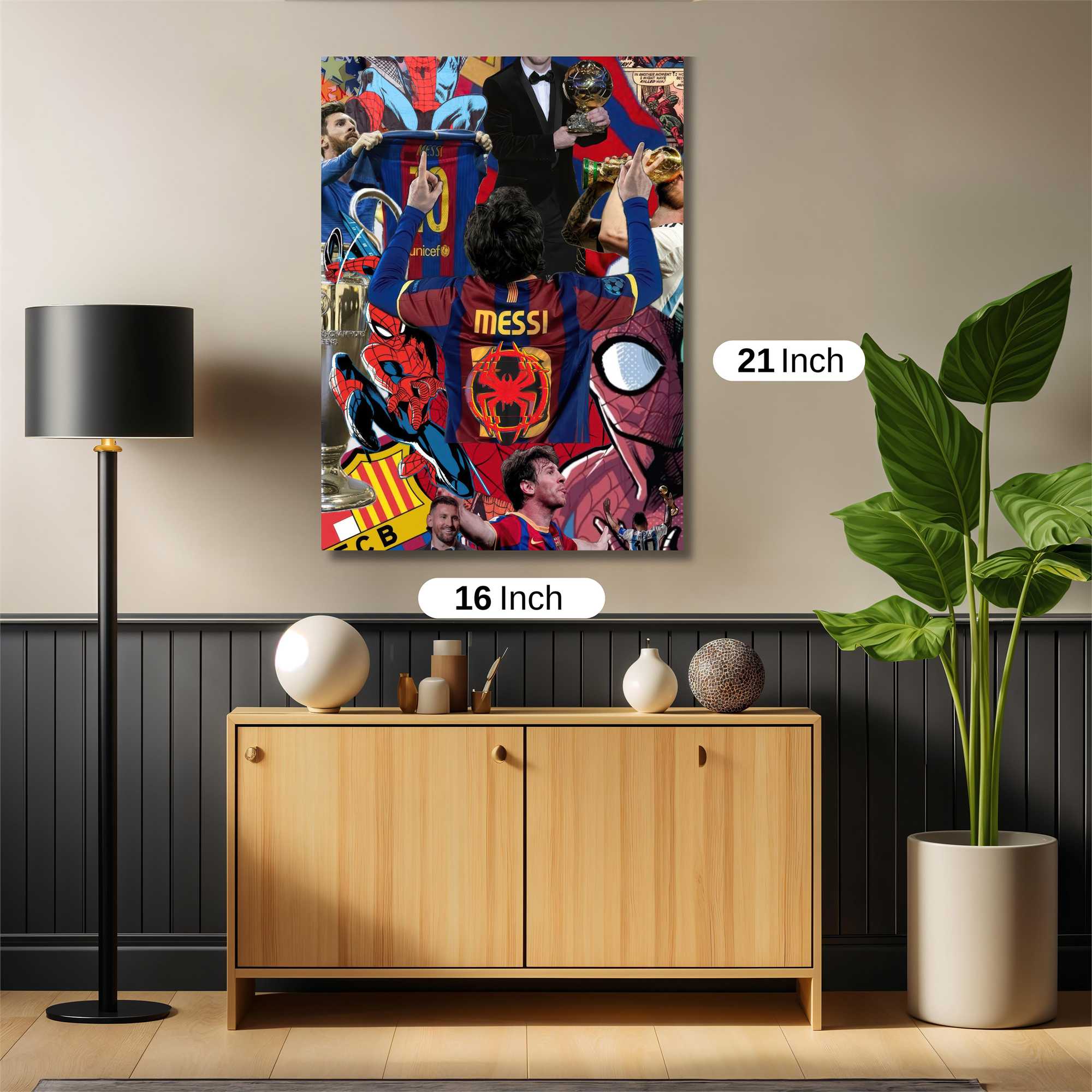 Messi Heroic Safe Wall Magnetic / M
