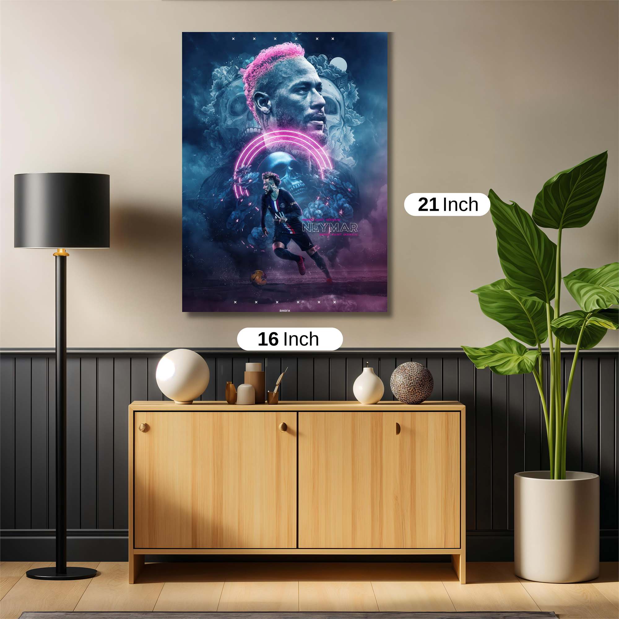 Neymar Radiant Safe Wall Magnetic / M