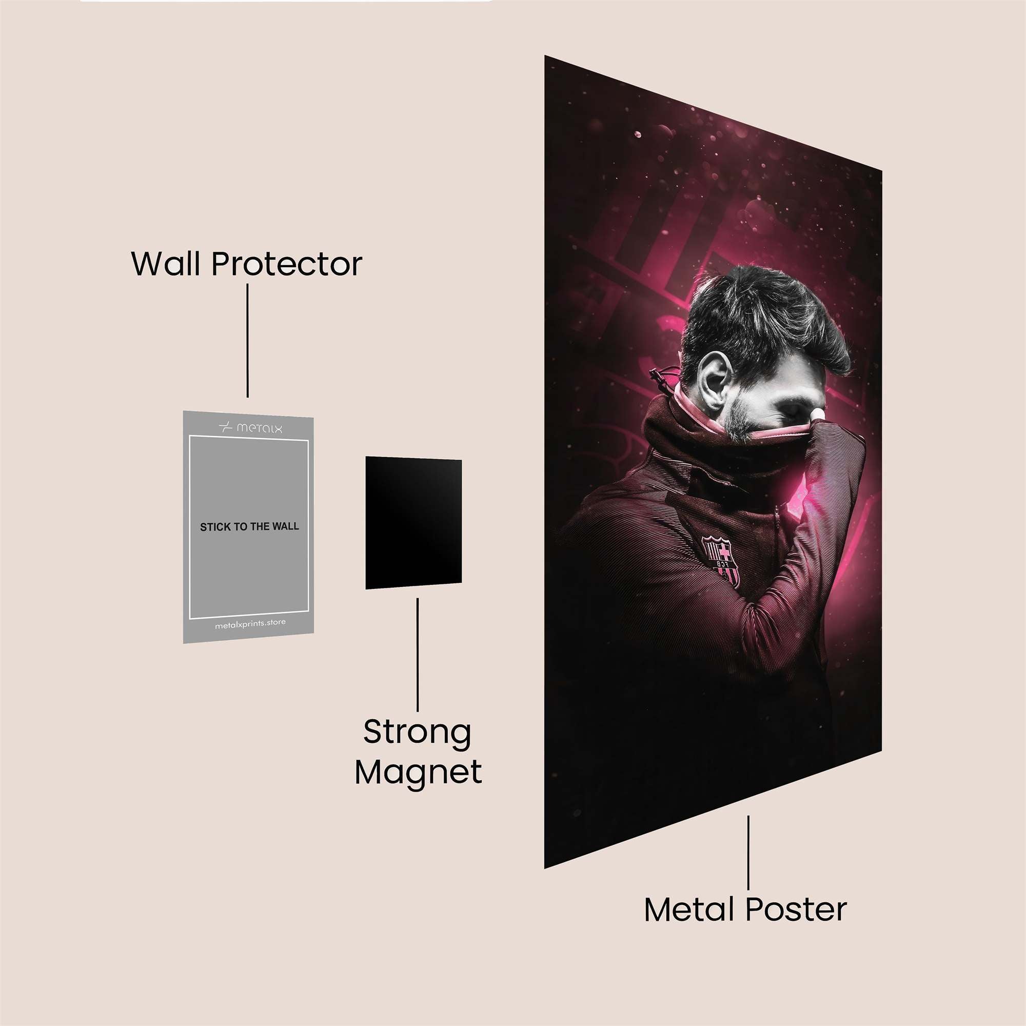 Messi Enigmatic Safe Wall Magnetic / M