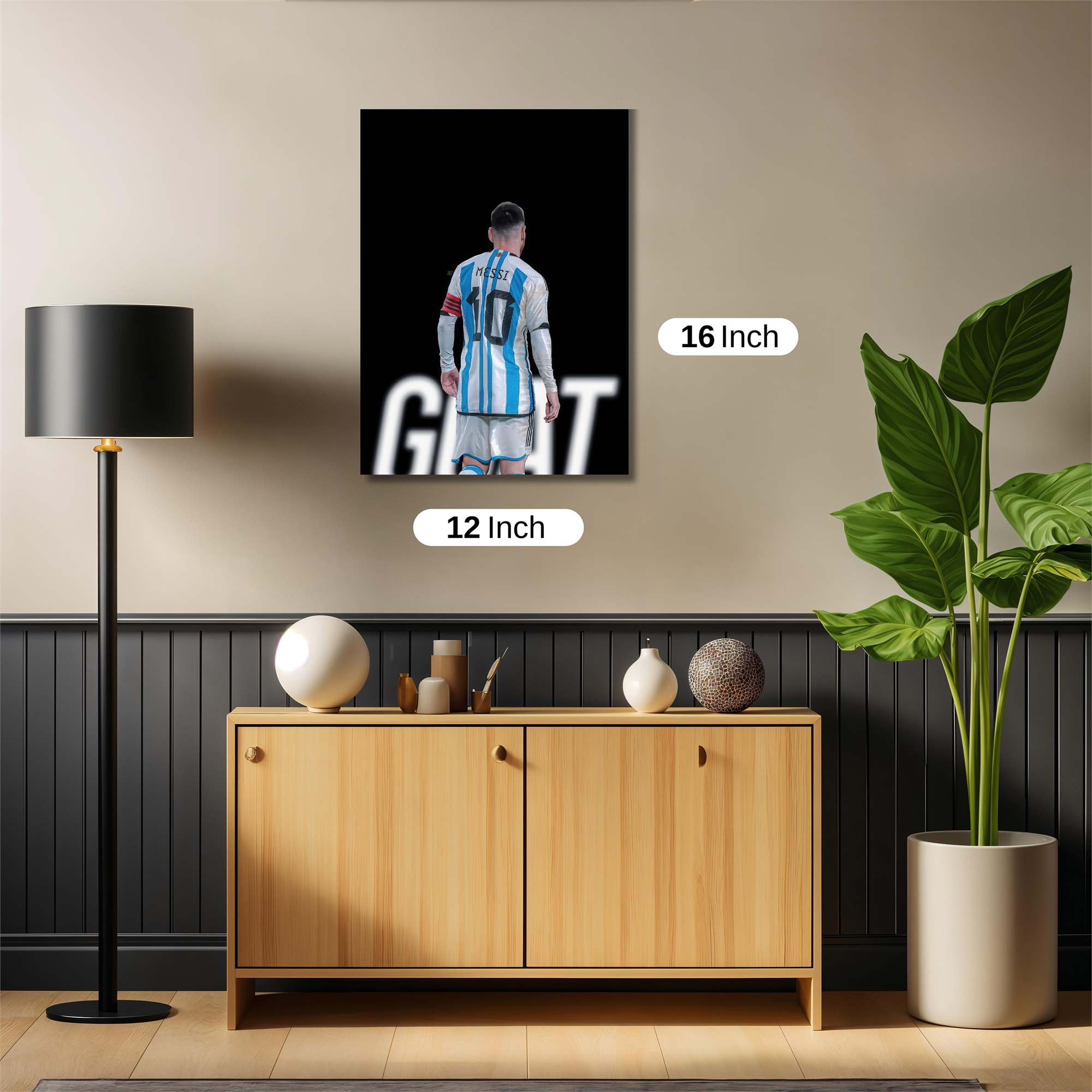 Messi Majestic Safe Wall Magnetic / M