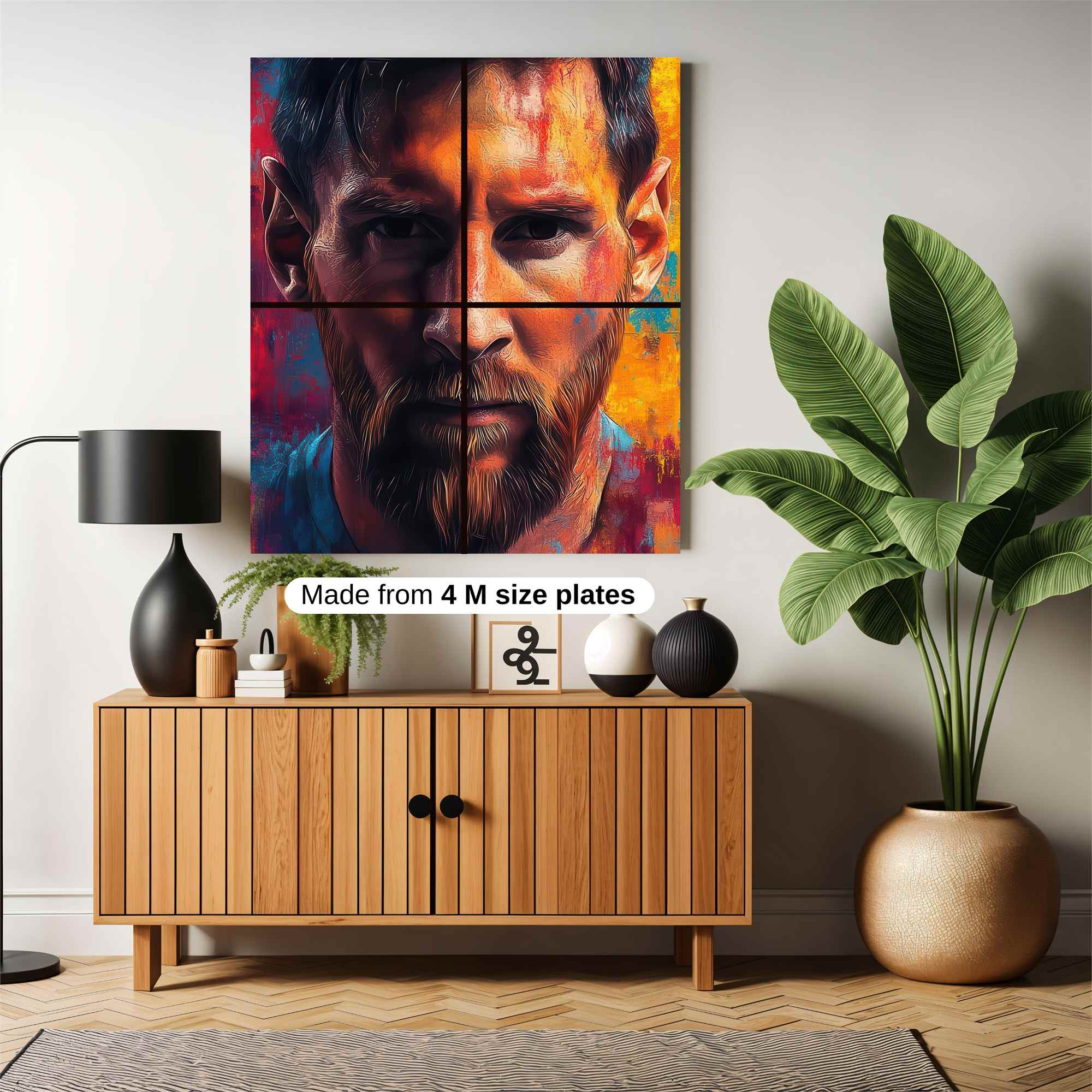 Messi Vibrant Safe Wall Magnetic / M